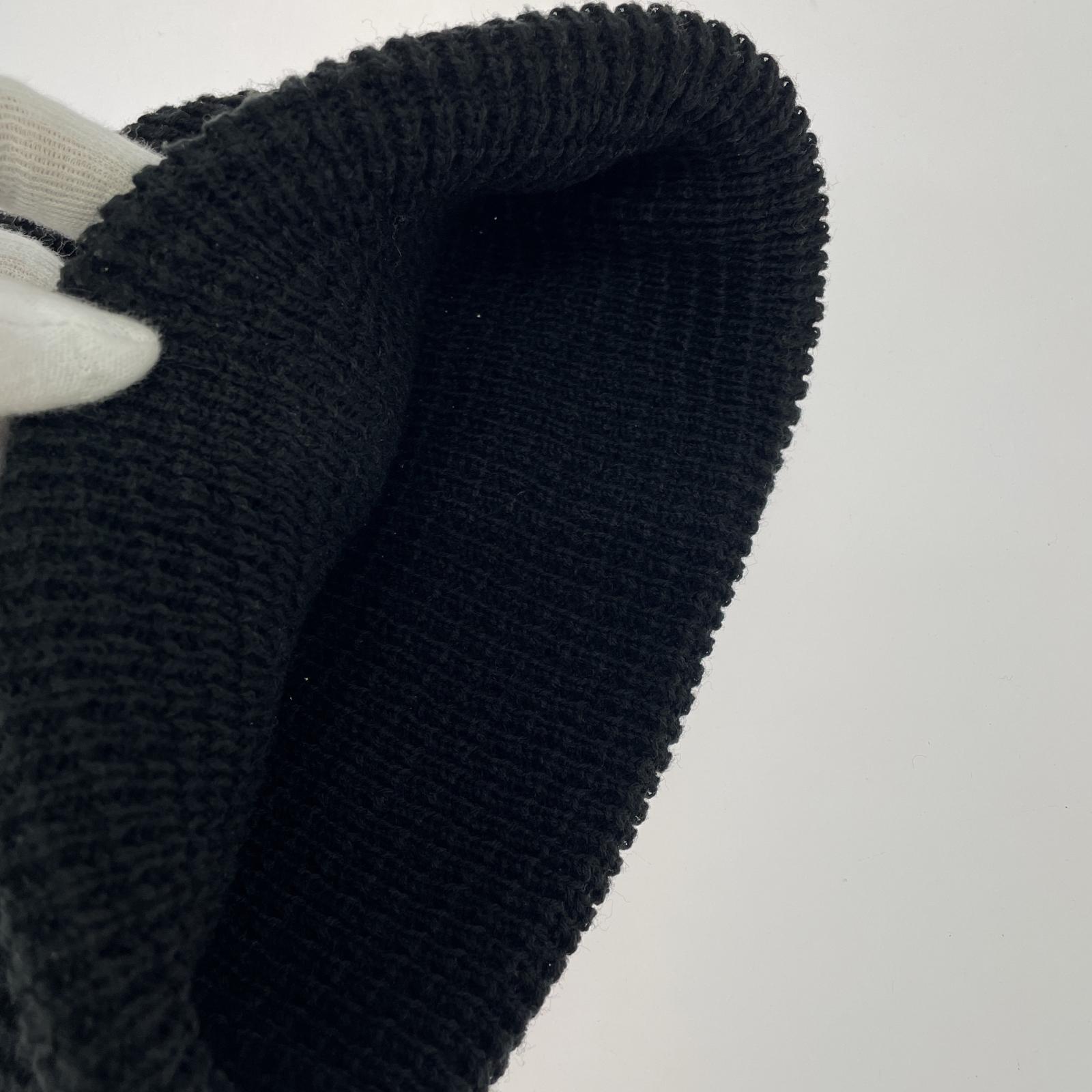 ニットキャップ BLK ブラック