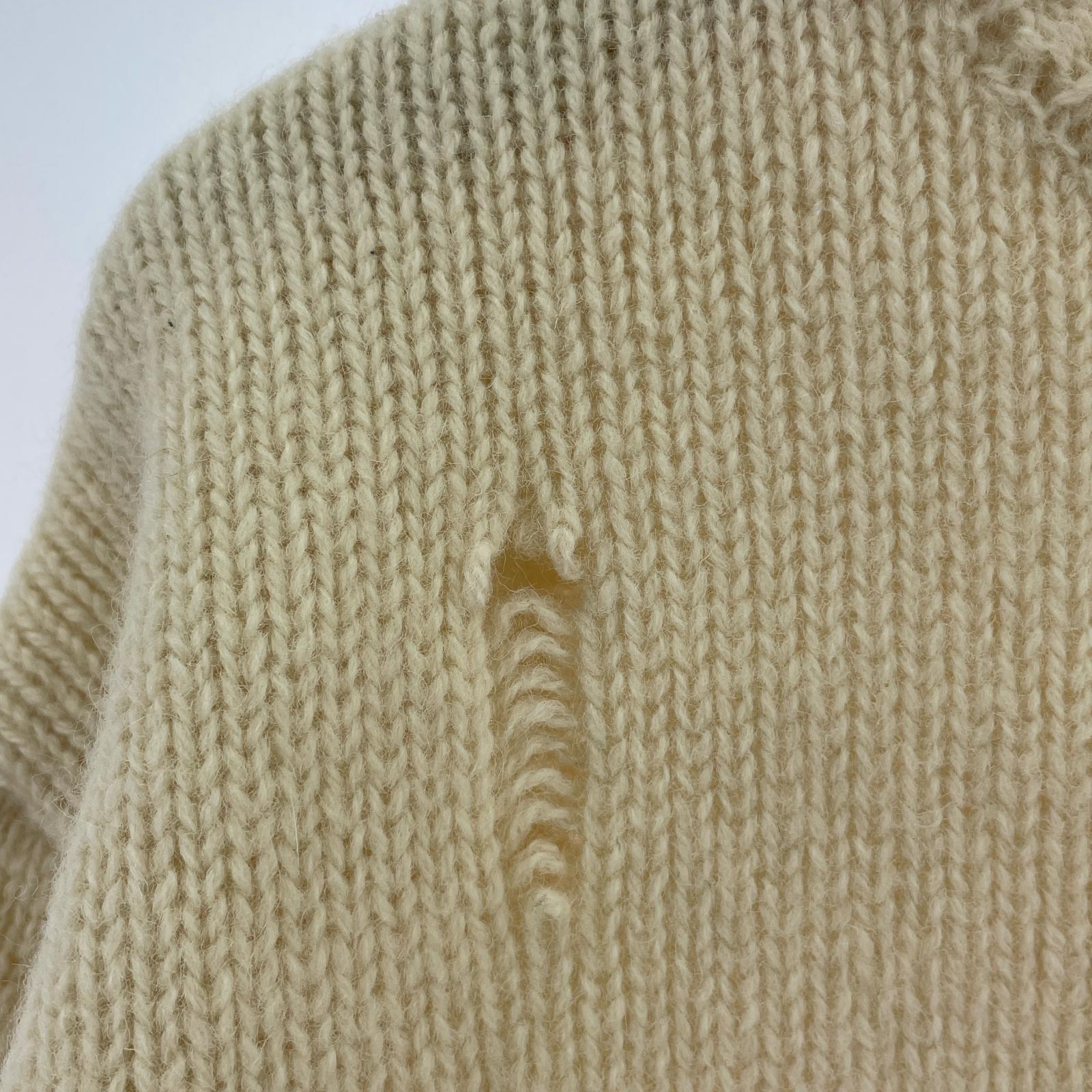 ニット 3G CREW NECK DAMAGE KNIT 2