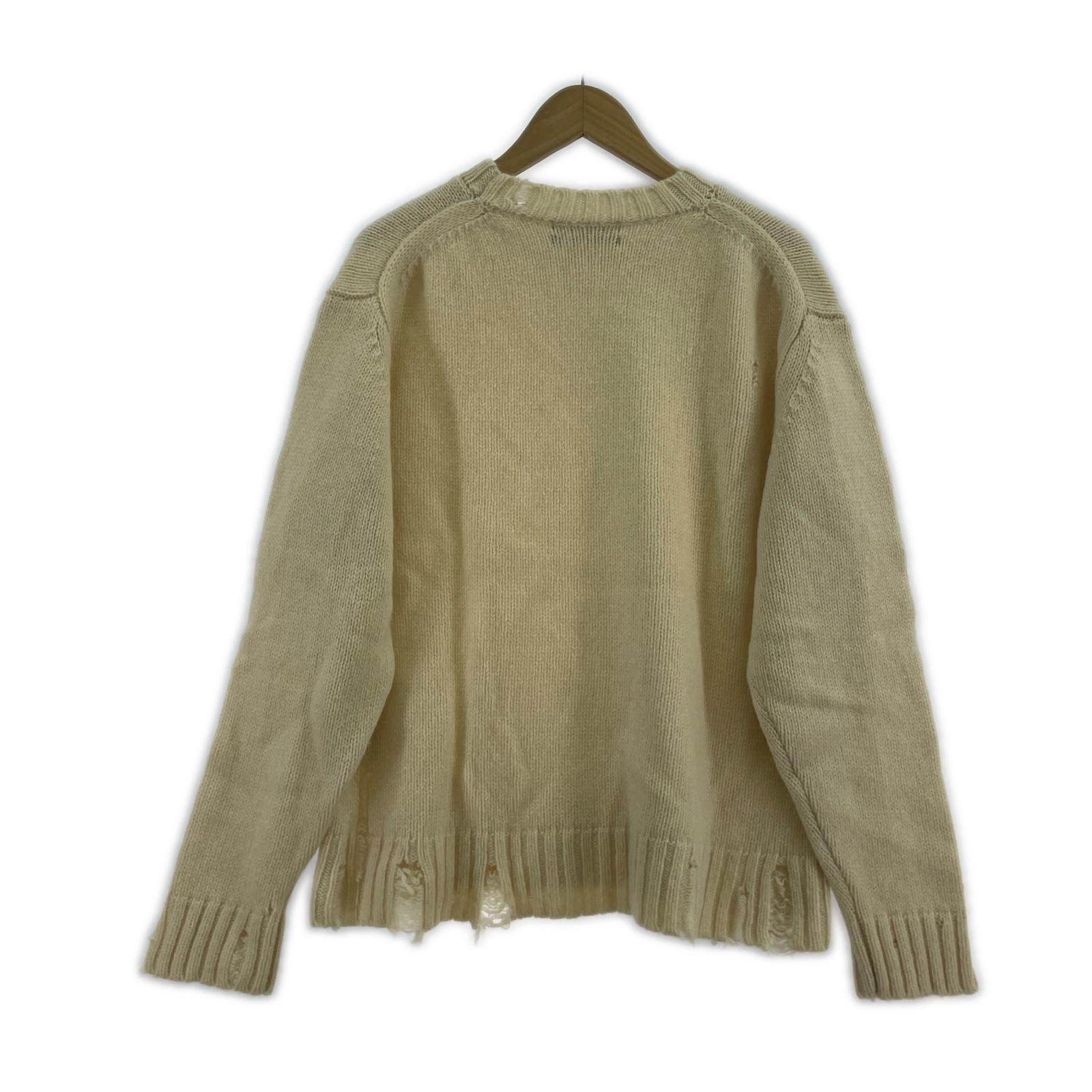 ニット 3G CREW NECK DAMAGE KNIT 2