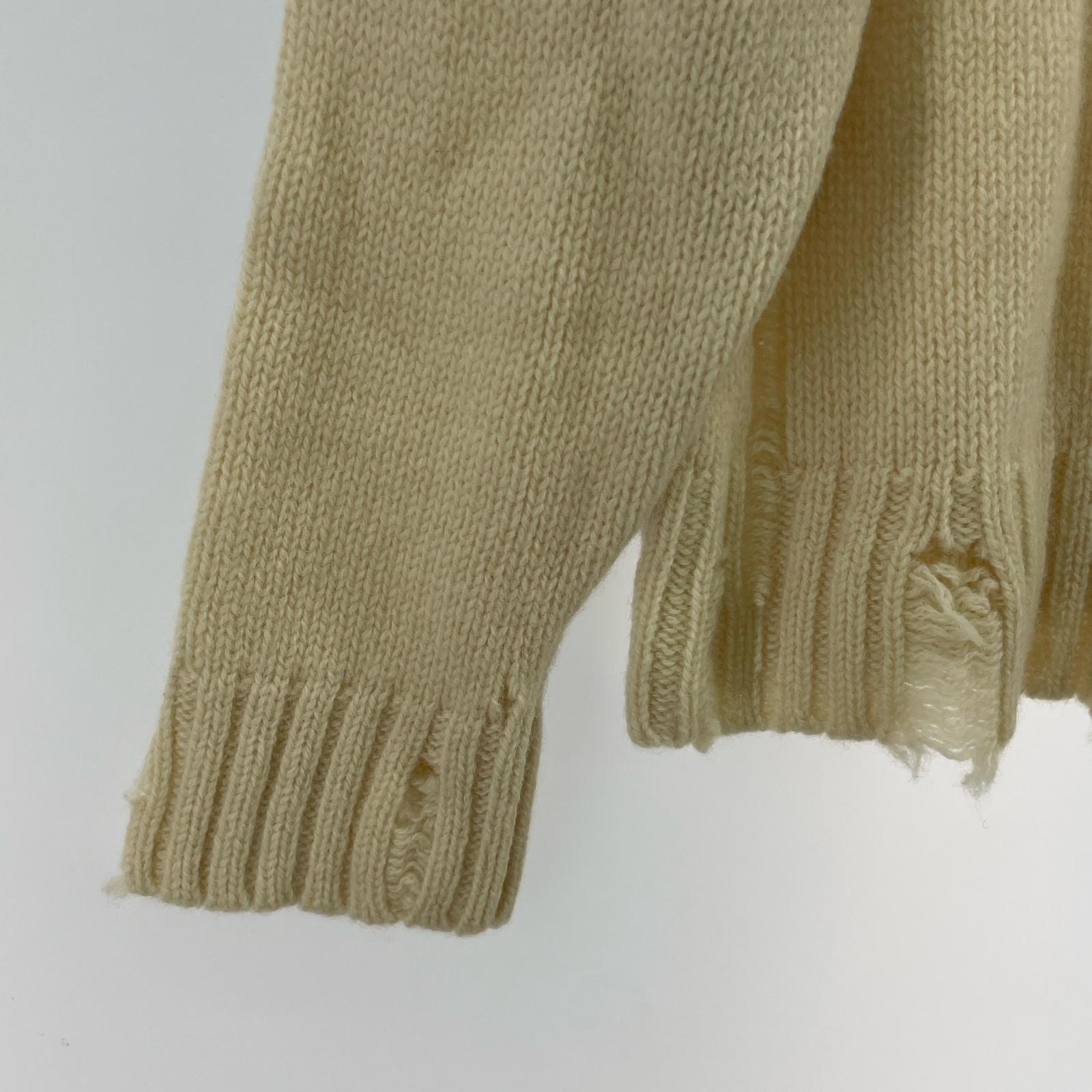 ニット 3G CREW NECK DAMAGE KNIT 2