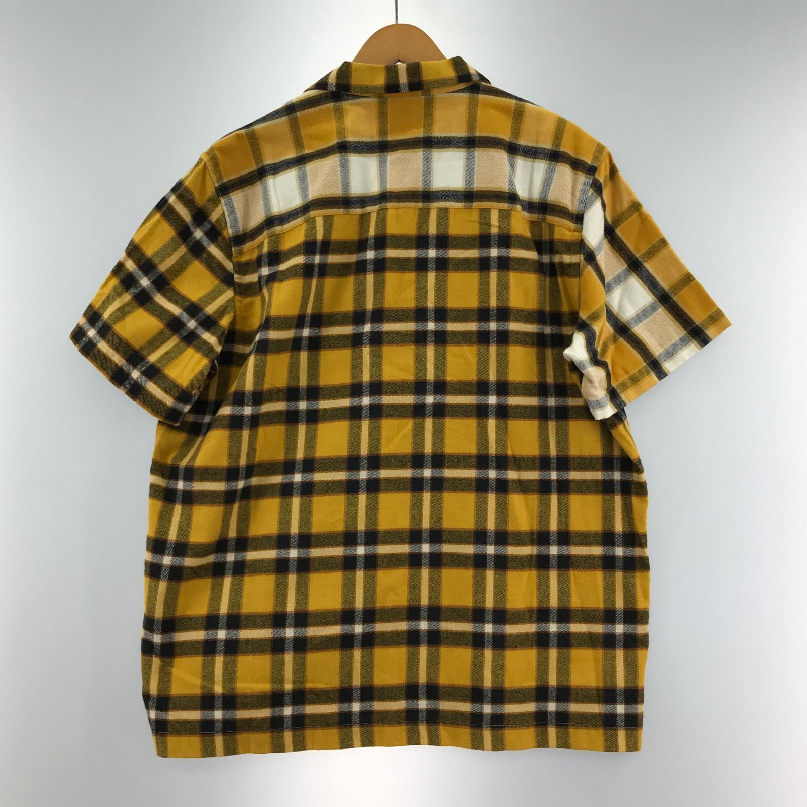 半袖シャツ Mixed Plaid Canty SS Shirt/M/イエロー M