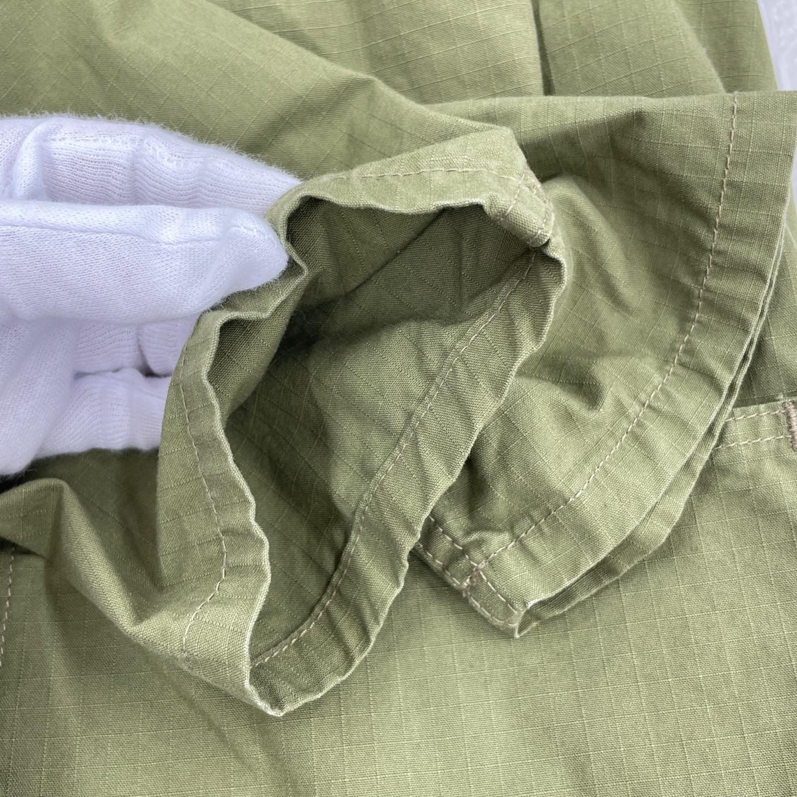 ジャケット STANDARD CALIFORNIA SD Ripstop Engineer Shirt リップストップシャツ L カーキ L カーキ