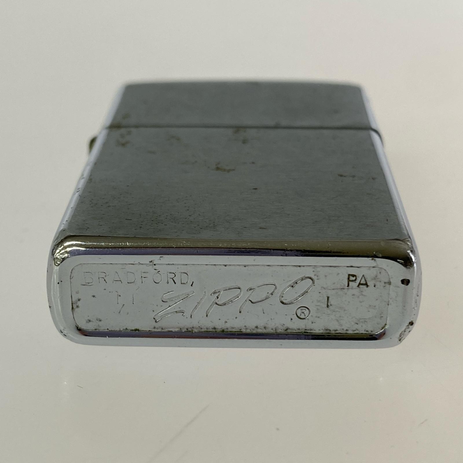 ライター ヴィンテージ ZIPPO 旧ロゴ 筆記体 1971年製 縦線