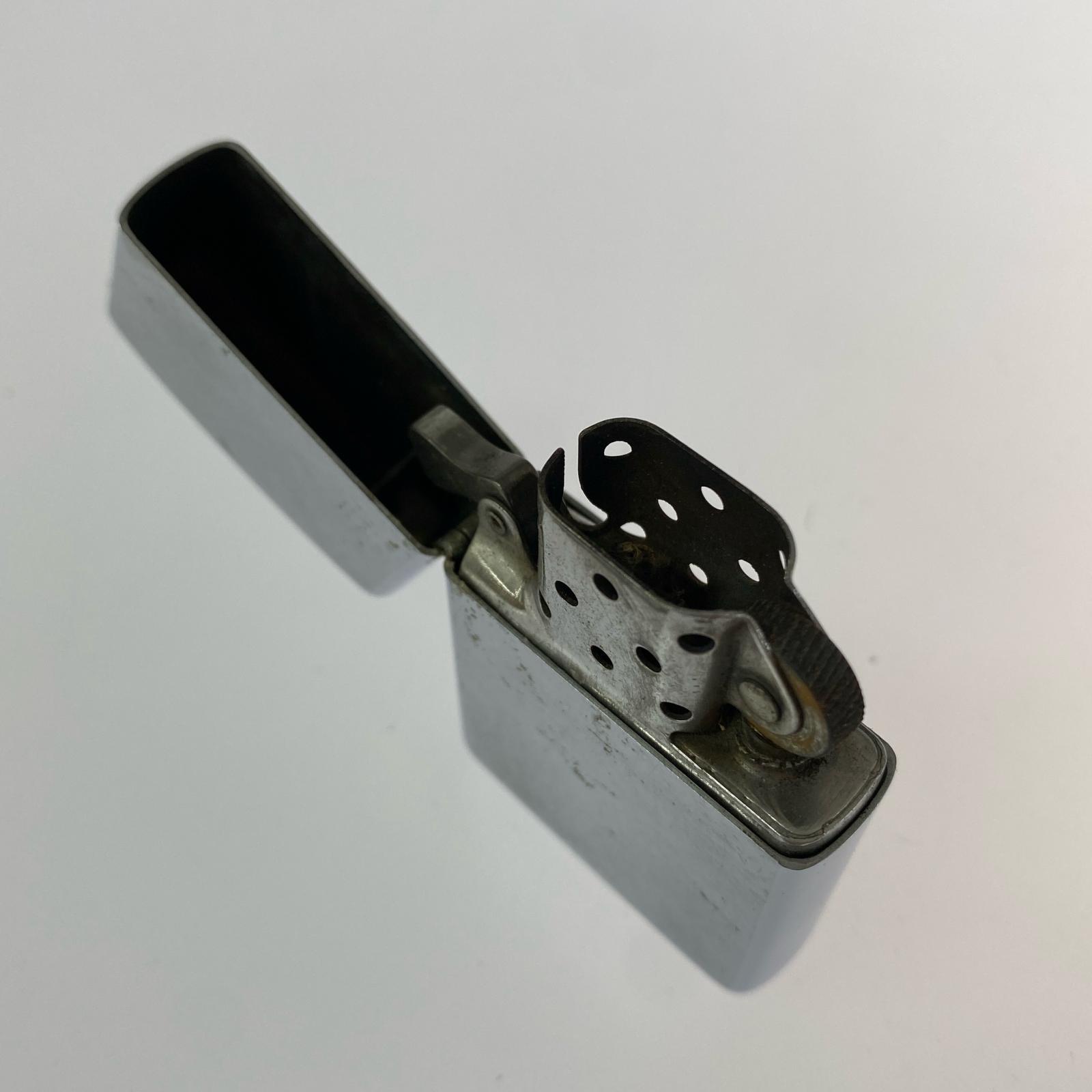ライター ヴィンテージ ZIPPO 旧ロゴ 筆記体 1971年製 縦線