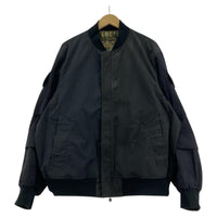 ブルゾン ink BDU SLEEVE MA-1 M ブラック