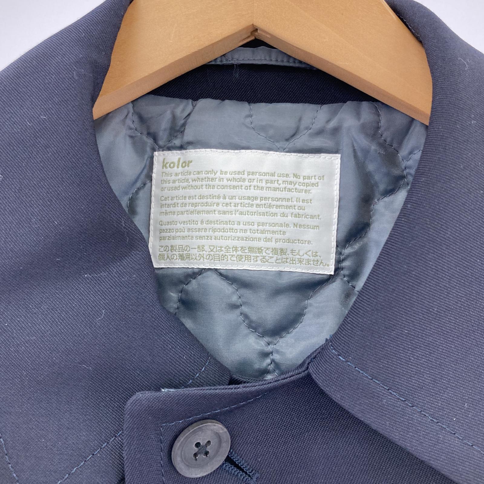 ジャケット 23AW ウールカラビナコート 2 2 ネイビー