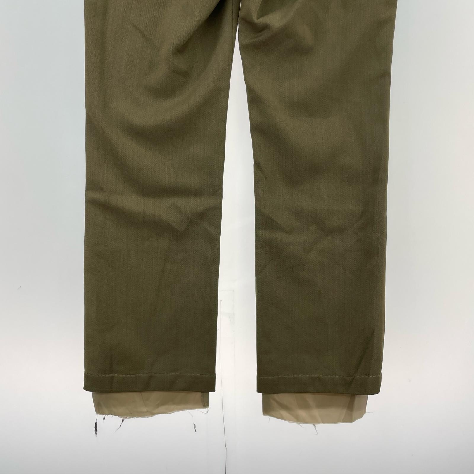 パンツ 23AW LAYERED BOOTCUT PANTS ブーツカットパンツ M M ベージュ