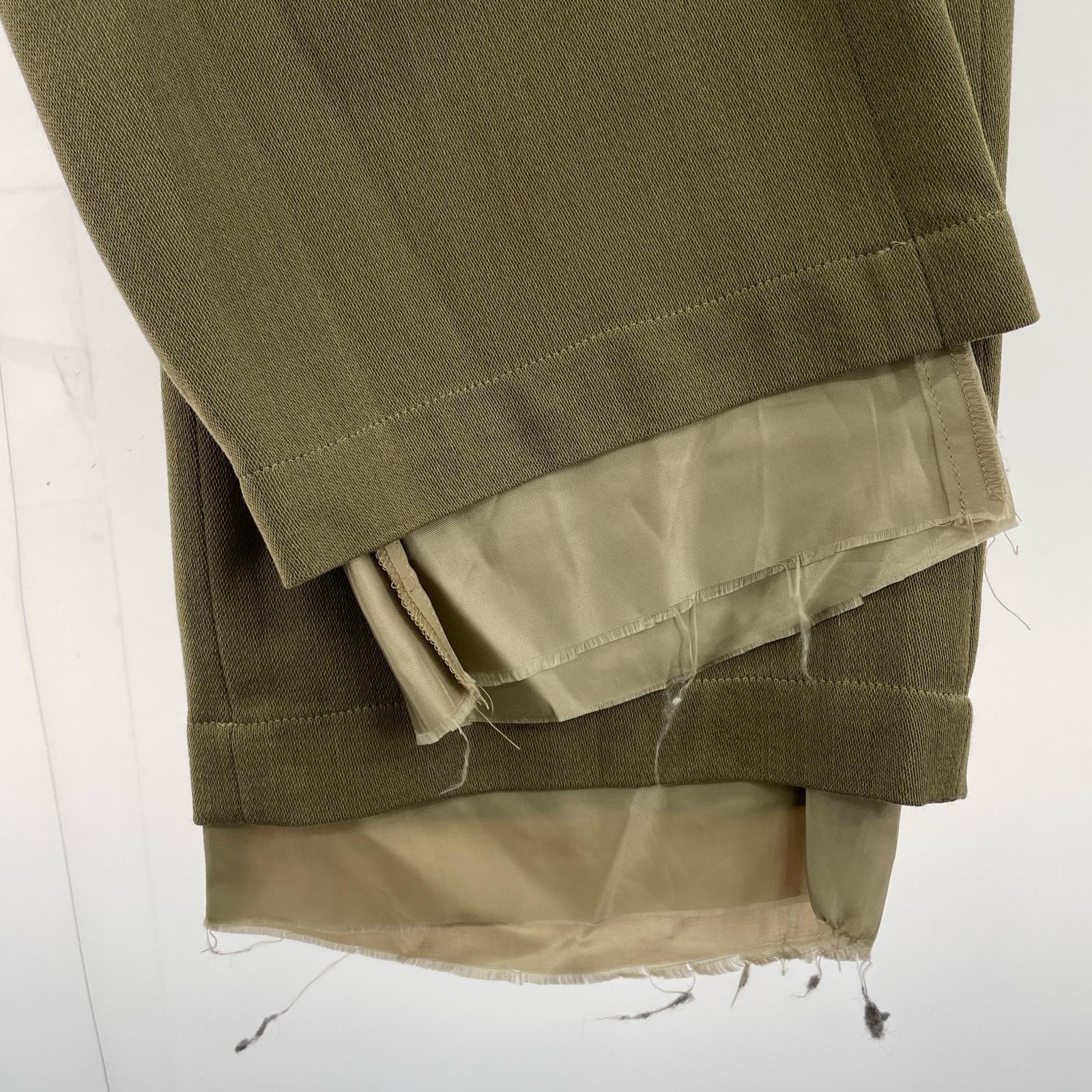 パンツ 23AW LAYERED BOOTCUT PANTS ブーツカットパンツ M M ベージュ
