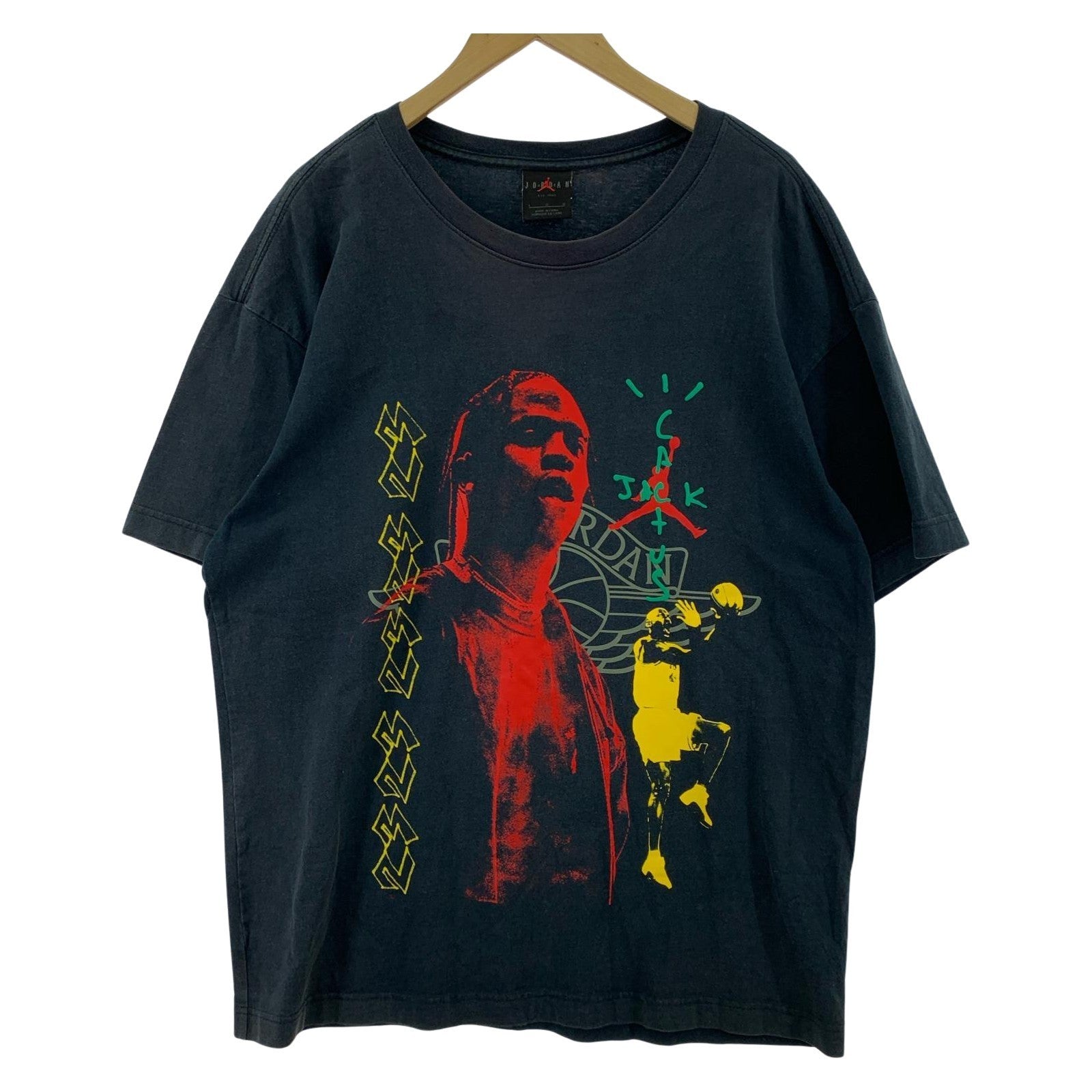 半袖Tシャツ xCactus Jack by Travis Scott MJ 1 (L) L ブラック