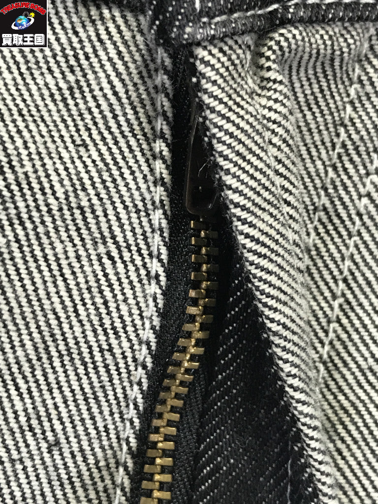 デニムパンツ 24AW 2-Tone Paneled Baggy Jean Black