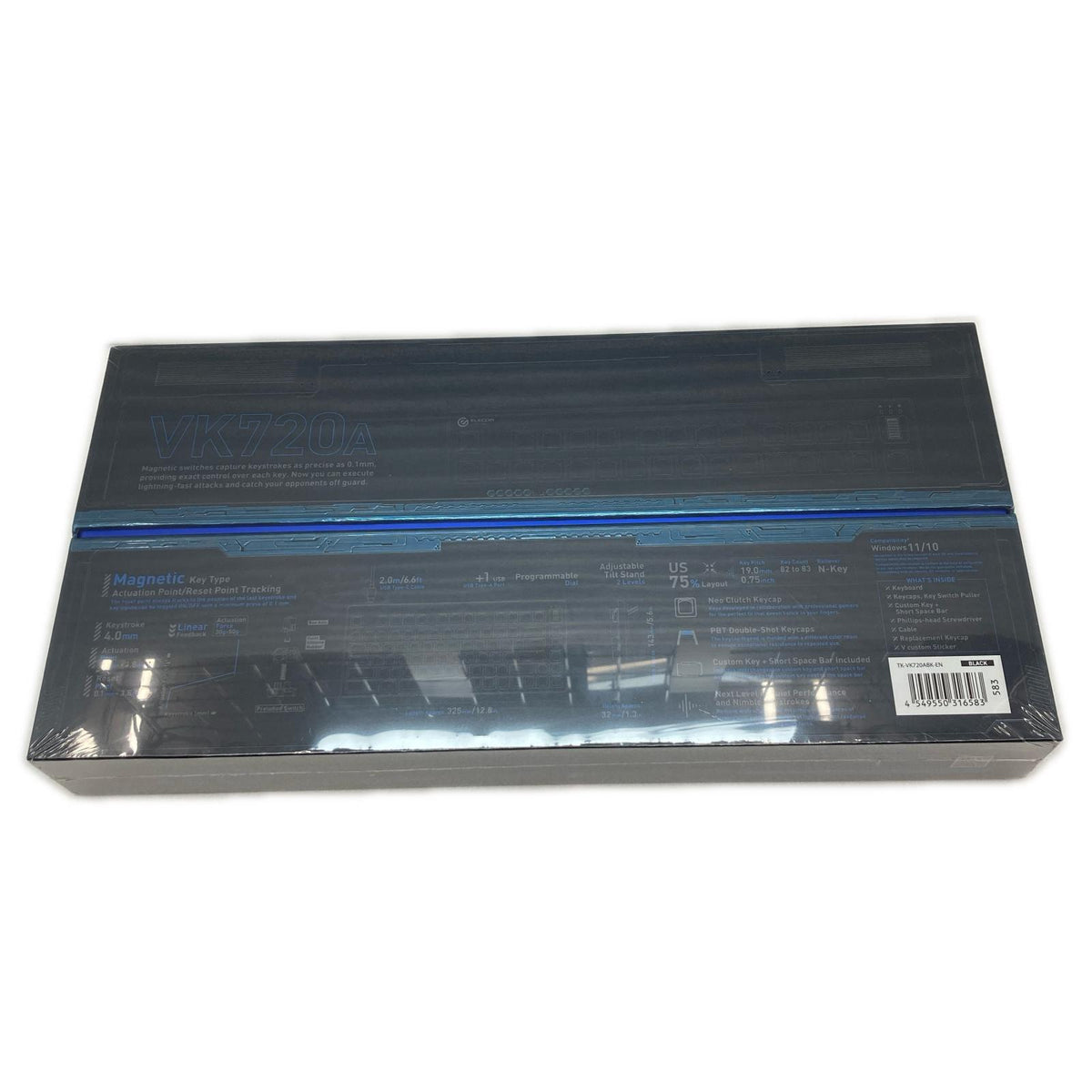 (N)ELECOMゲーミングキーボードTK-VK720AWH-EN TK-VK720AWH-EN PC周辺機器