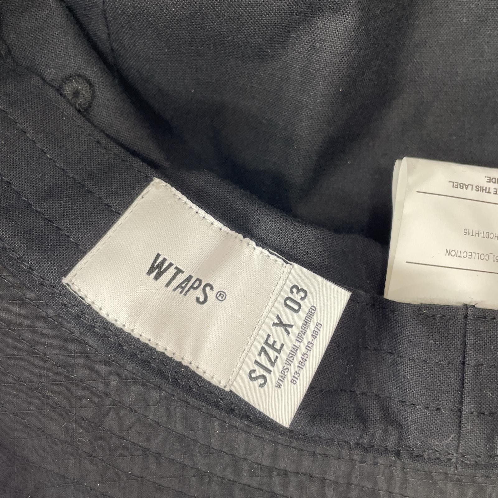 ハット BUCKET 02 HAT NYCO. RIPSTOP ブラック