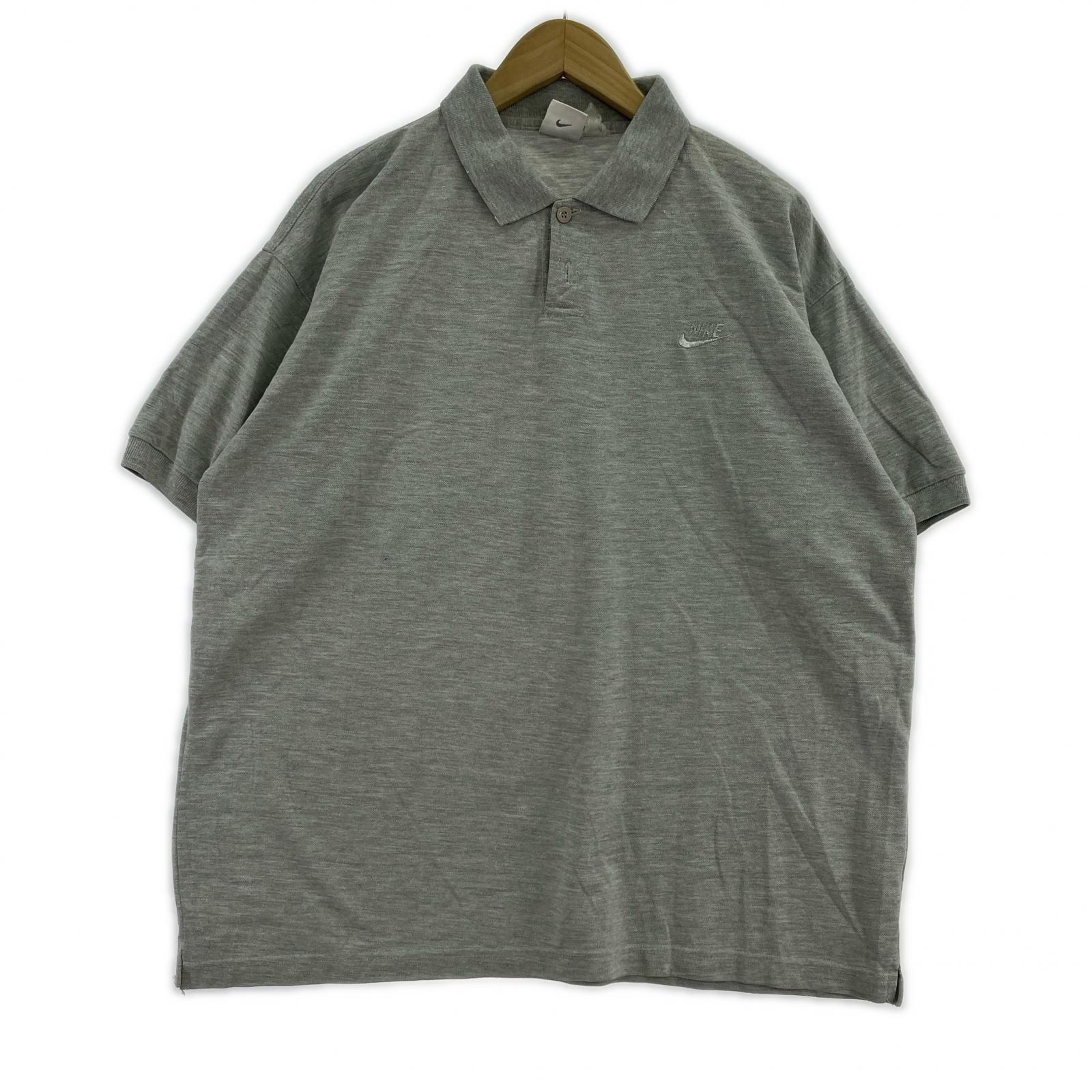 ポロシャツ 90s 銀タグ グレー (XL) グレー