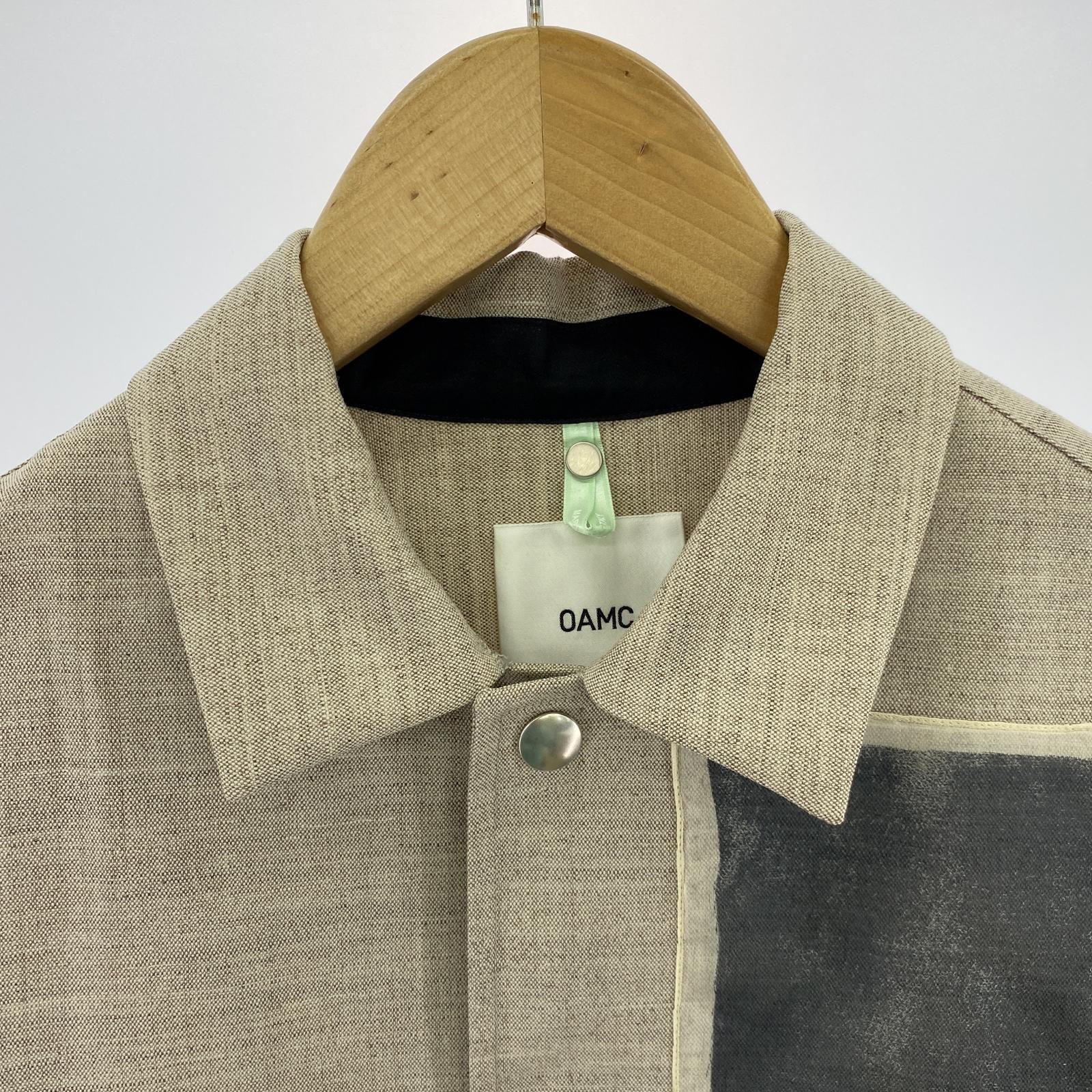 ジャケット OAMC JAMMER SHIRT ジャーマンシャツ コーチジャケット XS グレー グレー