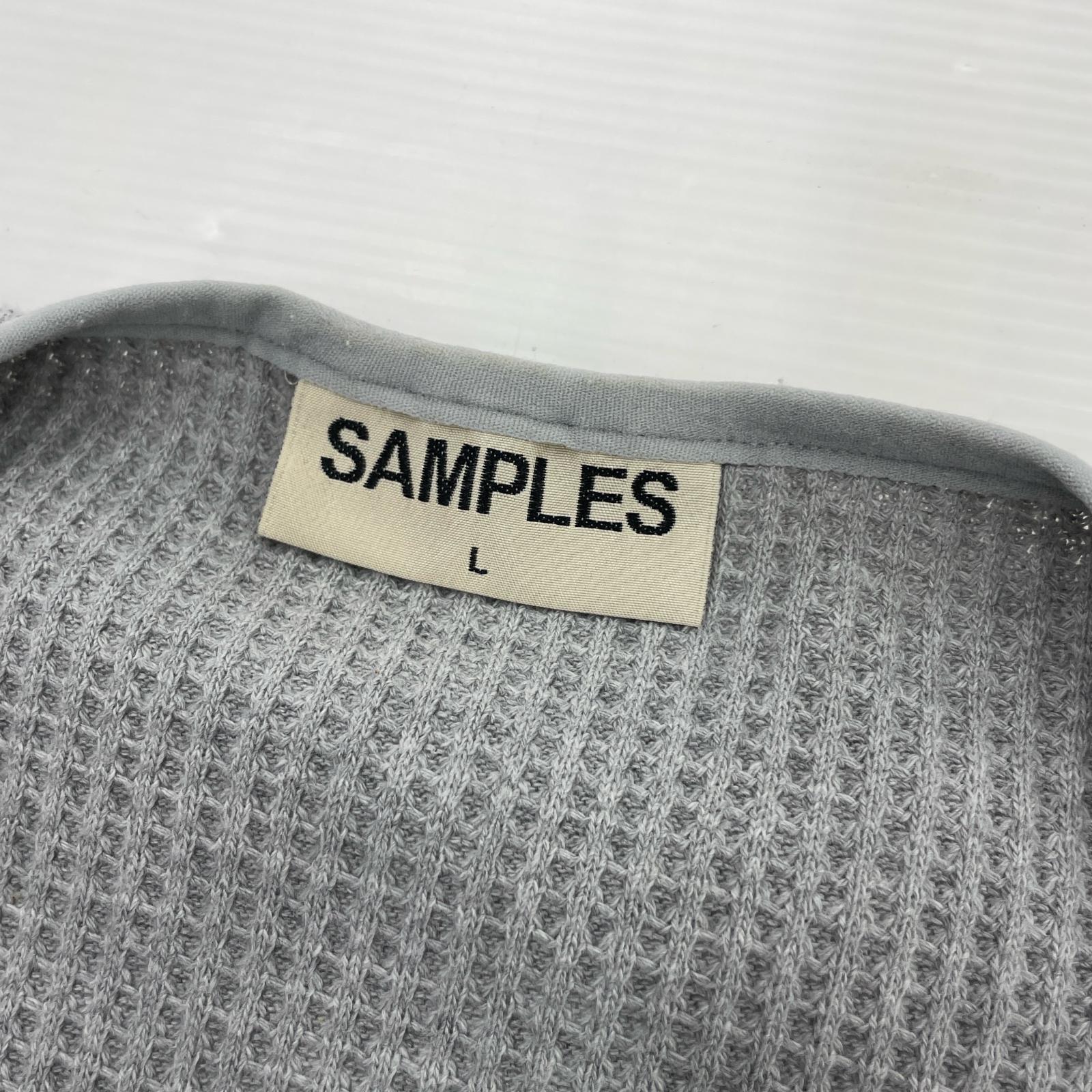 ジャケット samples ワッフルベスト(L) L グレー