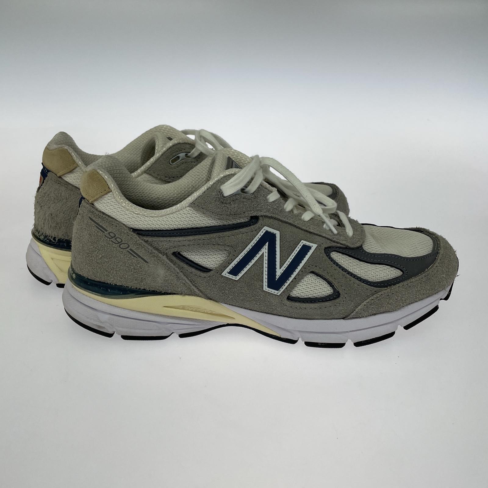 スニーカー 990V4 ローカットスニーカー(44)グレー