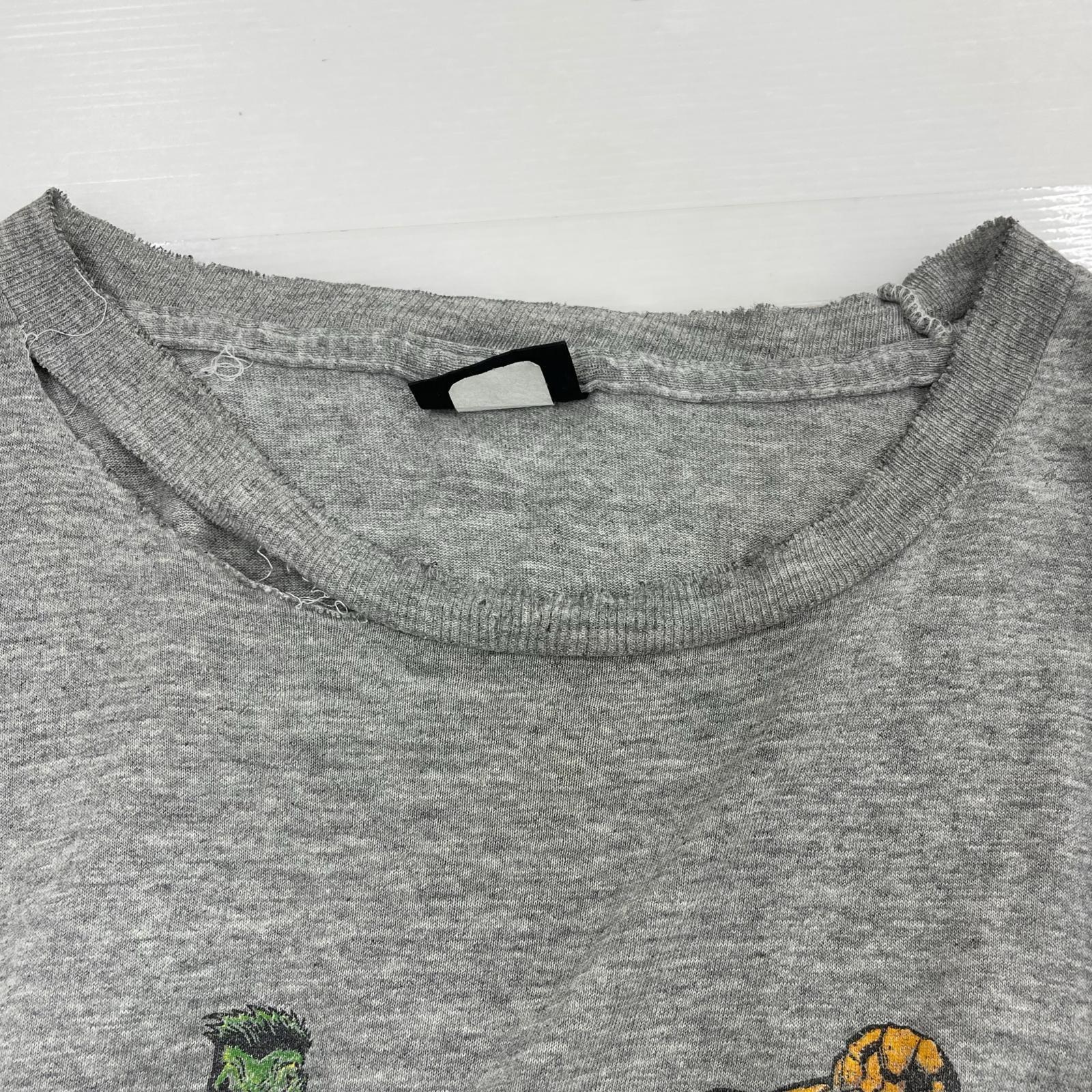 半袖Tシャツ 90s Changes マーブル 灰 XL グレー