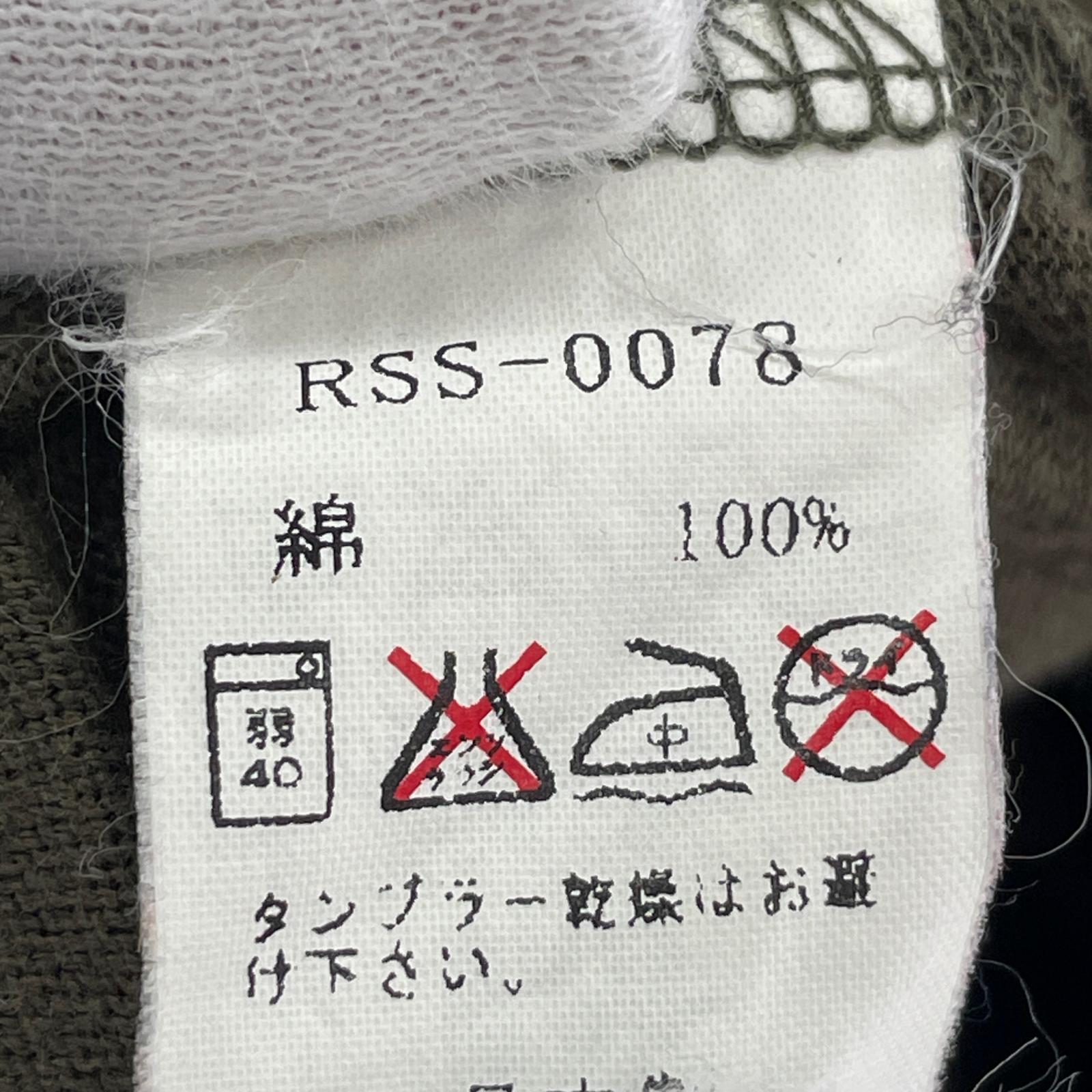 長袖Tシャツ 03ss 袖プリントカットソー カーキ カーキ