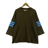 長袖Tシャツ 03ss 袖プリントカットソー カーキ カーキ