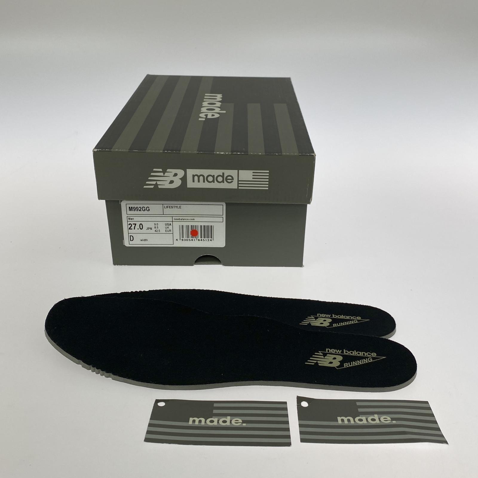 スニーカー M992GG USA製 スニーカー ネイビー (27.0) 27cm (US9 UK8 1/2 EU44)