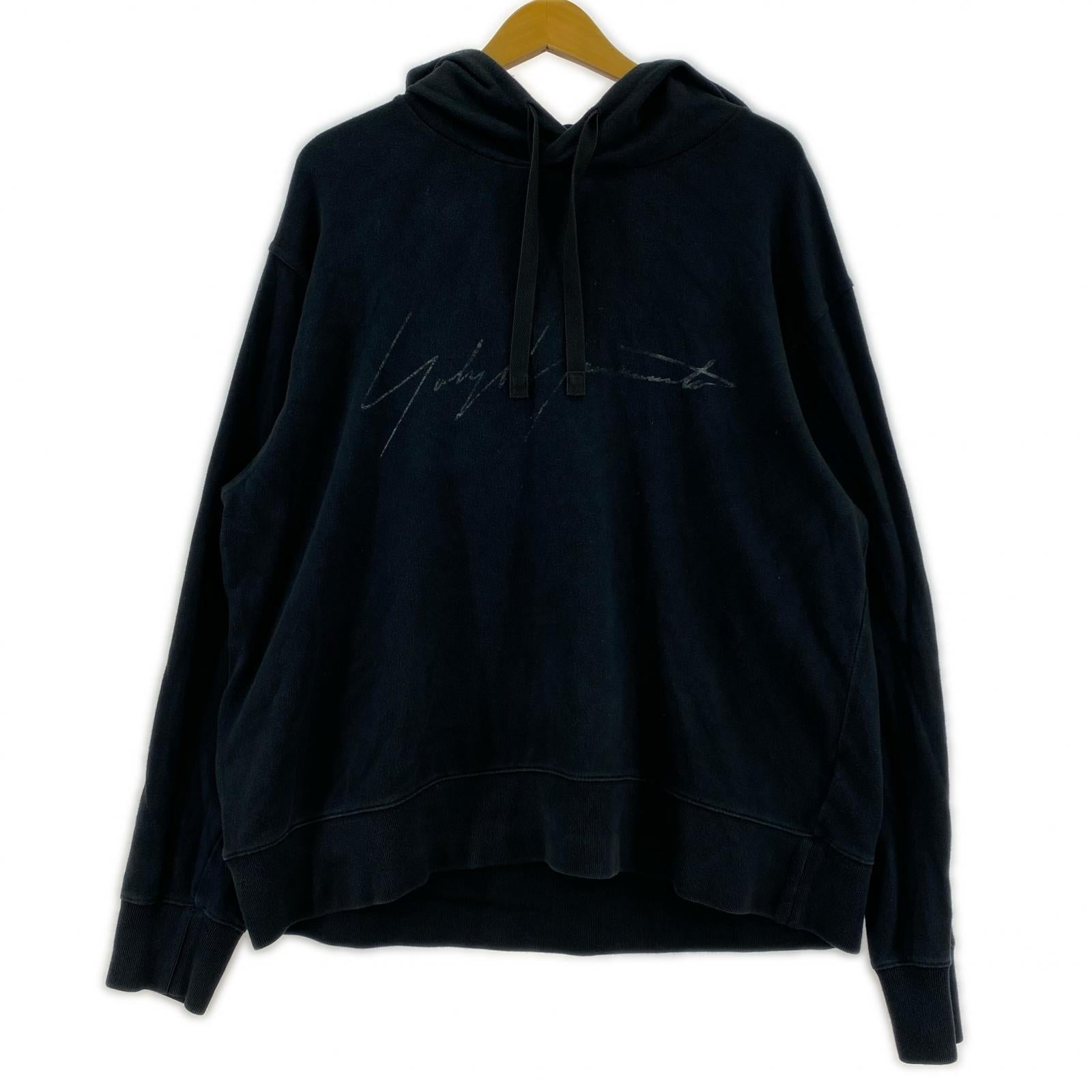 パーカー Distressed Signature Hoodie (L) L ブラック