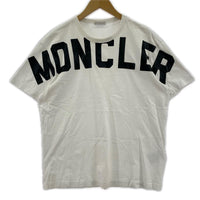 半袖Tシャツ MAGLIA T-SHIRT ロゴプリントTee 白 (M) M