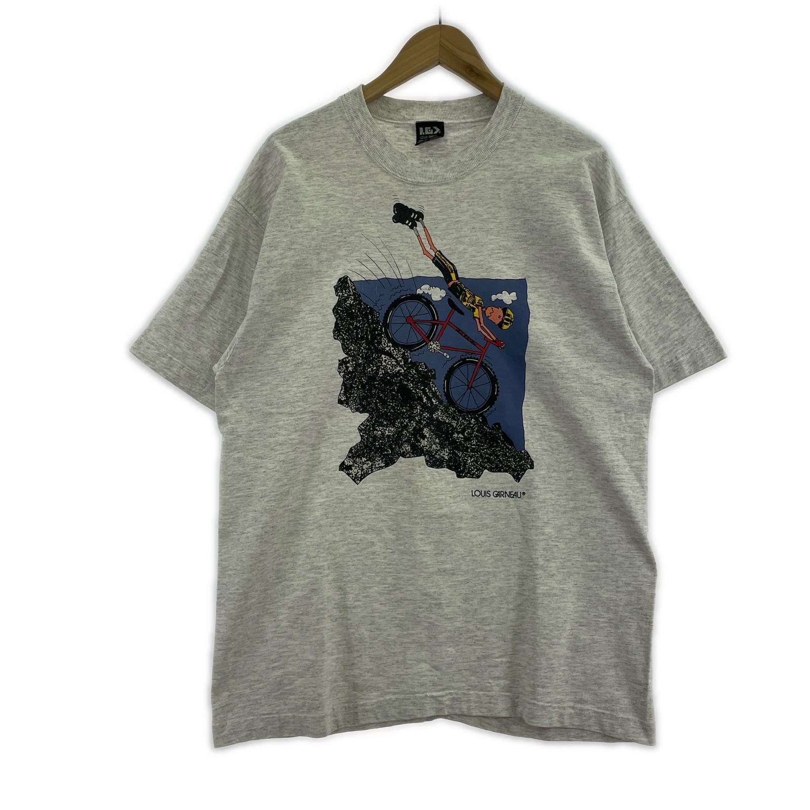 半袖Tシャツ LOUIS GARNEAU 90s カナダ製 カットソー (L) L グレー