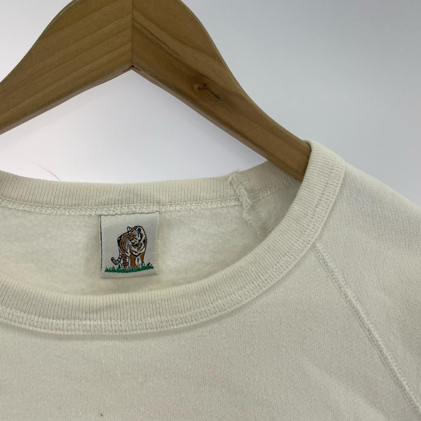 スウェット TIGER BRAND スウェット 白 (L)
