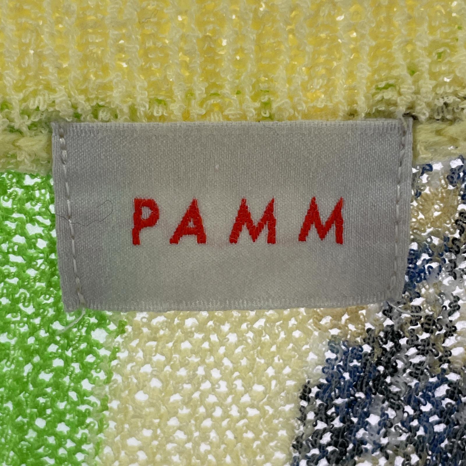 ニット PAMM マルチカラーニットベスト フリー