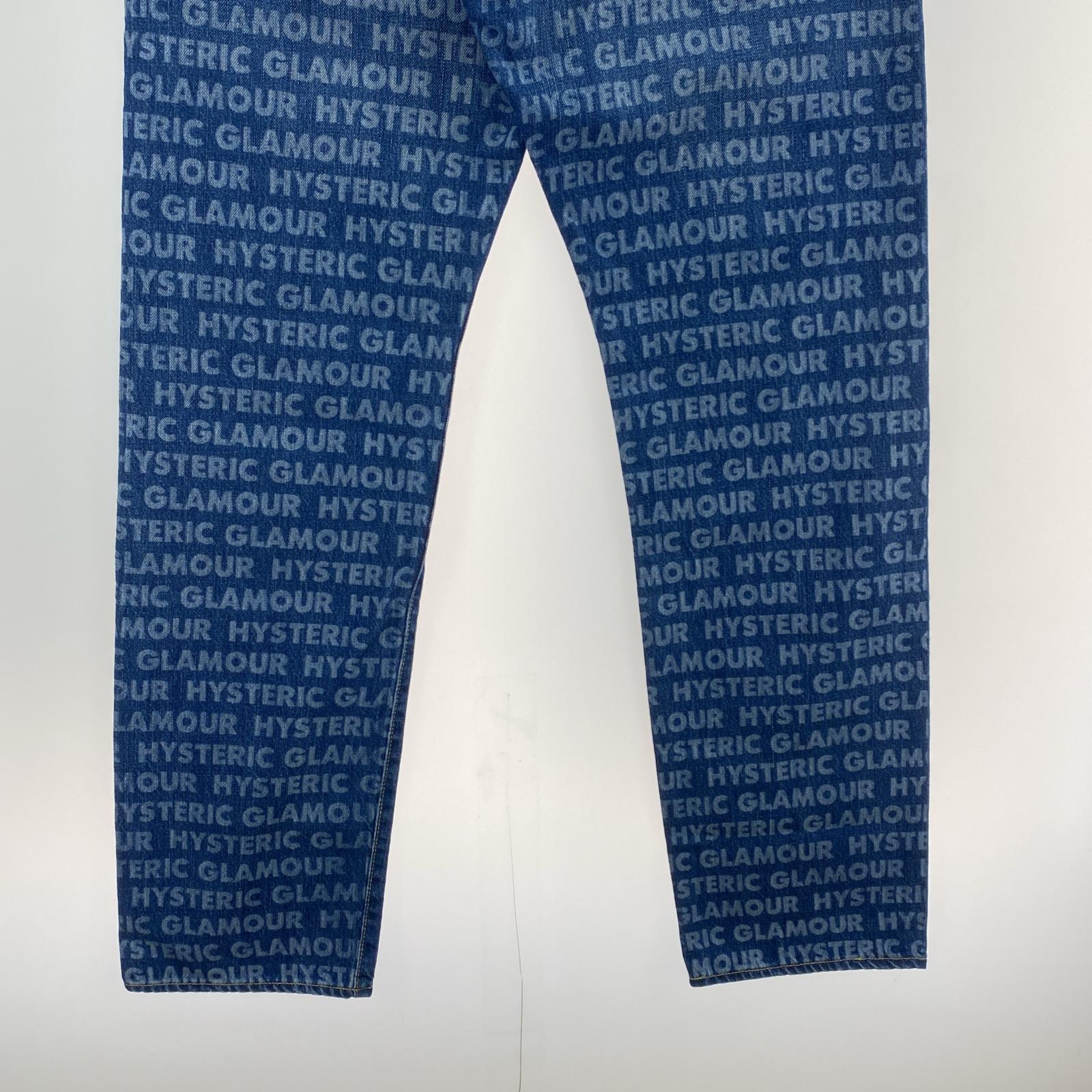 デニムパンツ LOGO PRINT DENIM 34 34 ネイビー