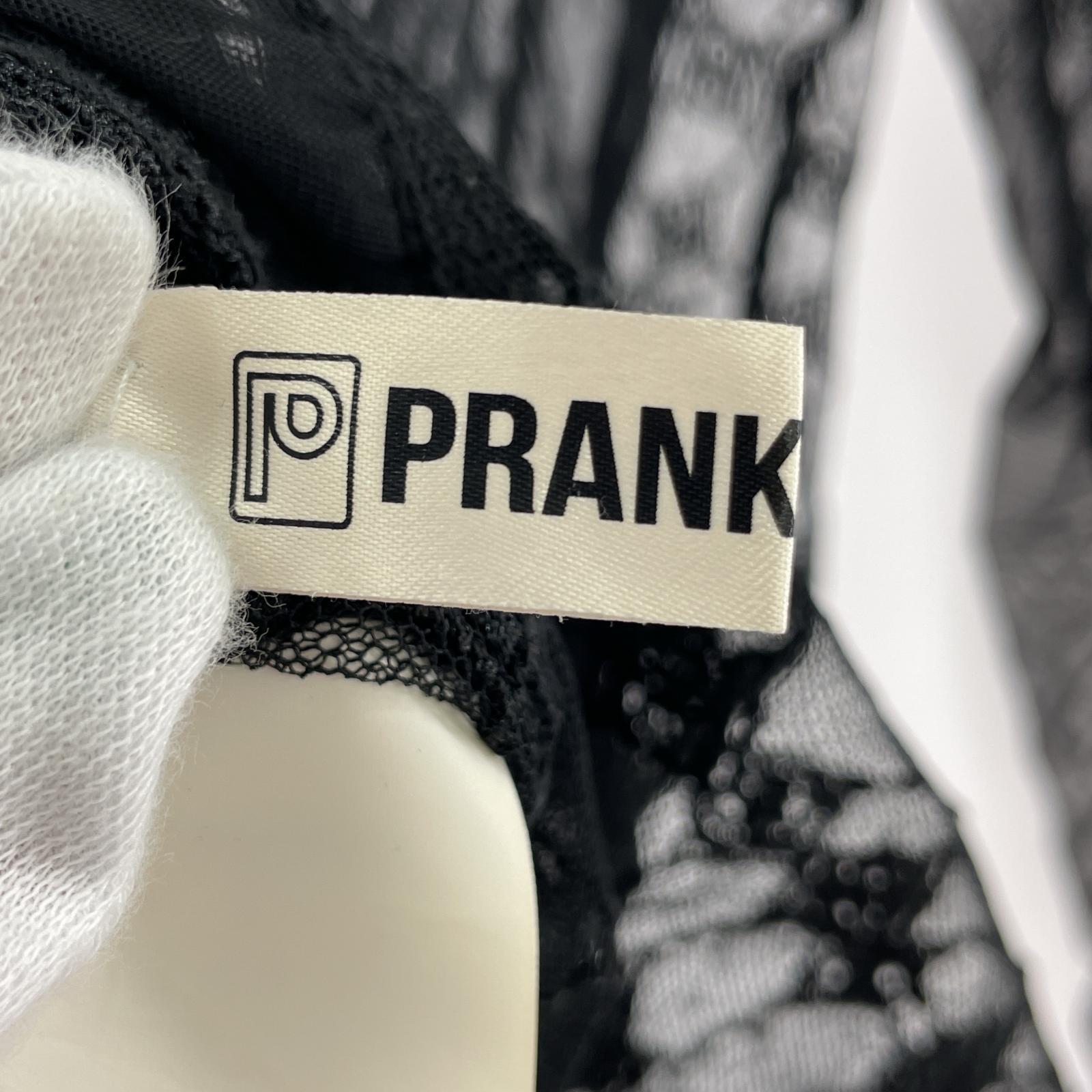 長袖Tシャツ PRANKPROJECT Monogram Lace Bodys ブラック