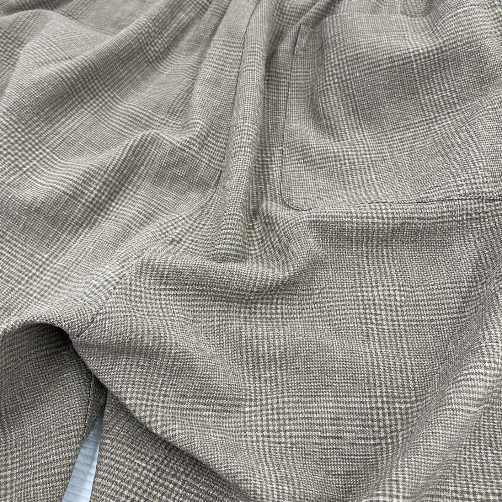 パンツ A KIND OF GUISE チェック 茶
