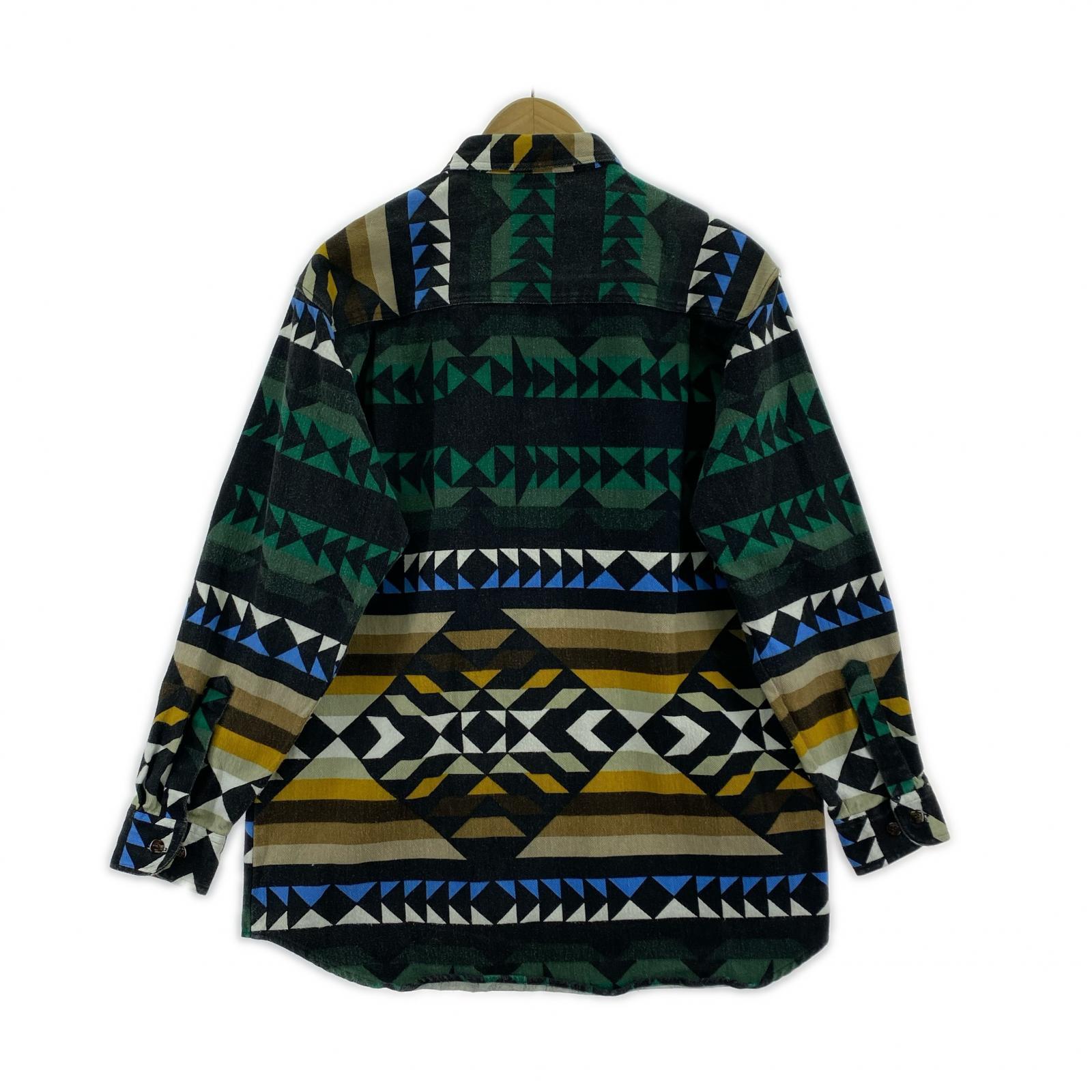 ジャケット 80S 初期タグ UNIQLO ネイティブ柄ジャケット (F) マルチカラー
