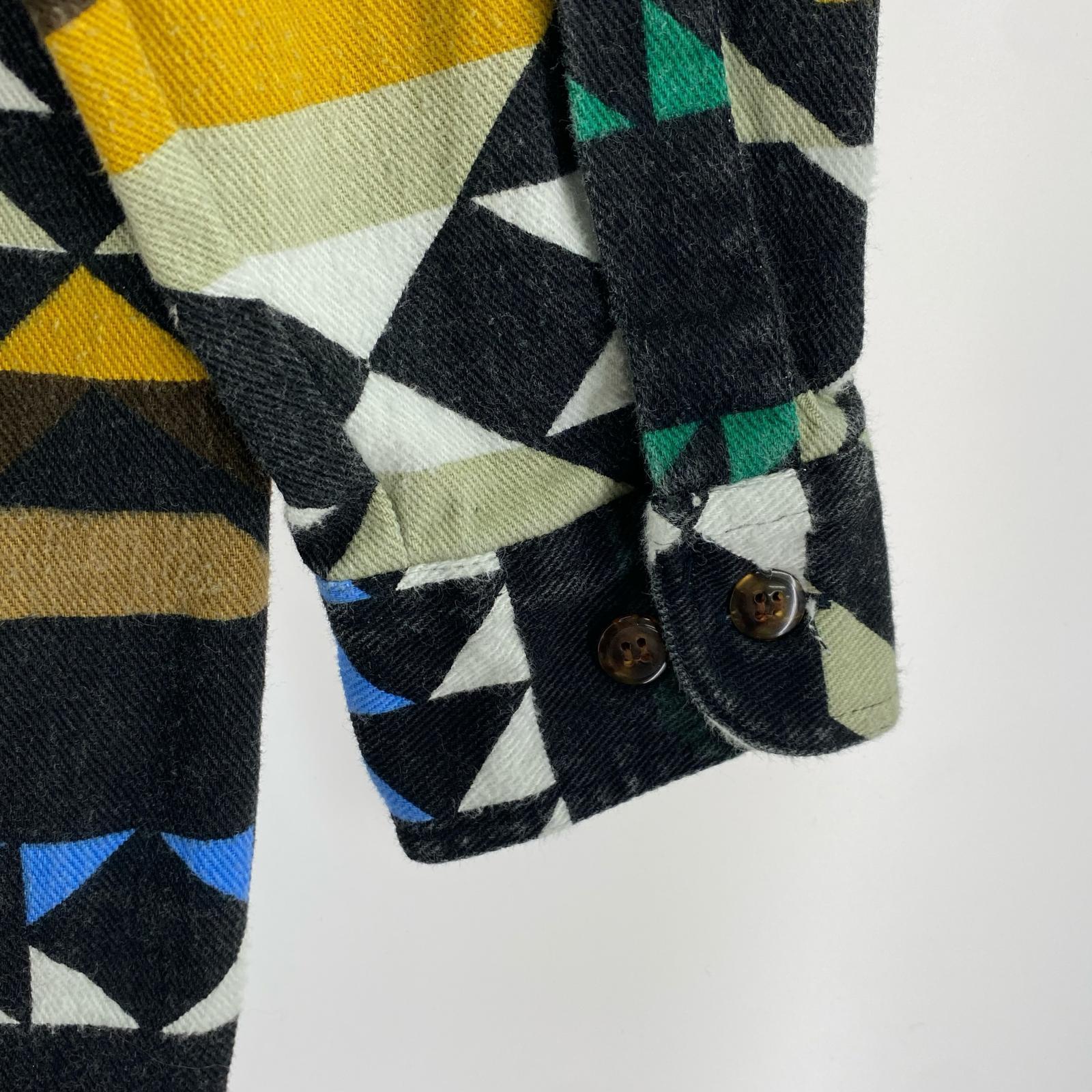 ジャケット 80S 初期タグ UNIQLO ネイティブ柄ジャケット (F) マルチカラー