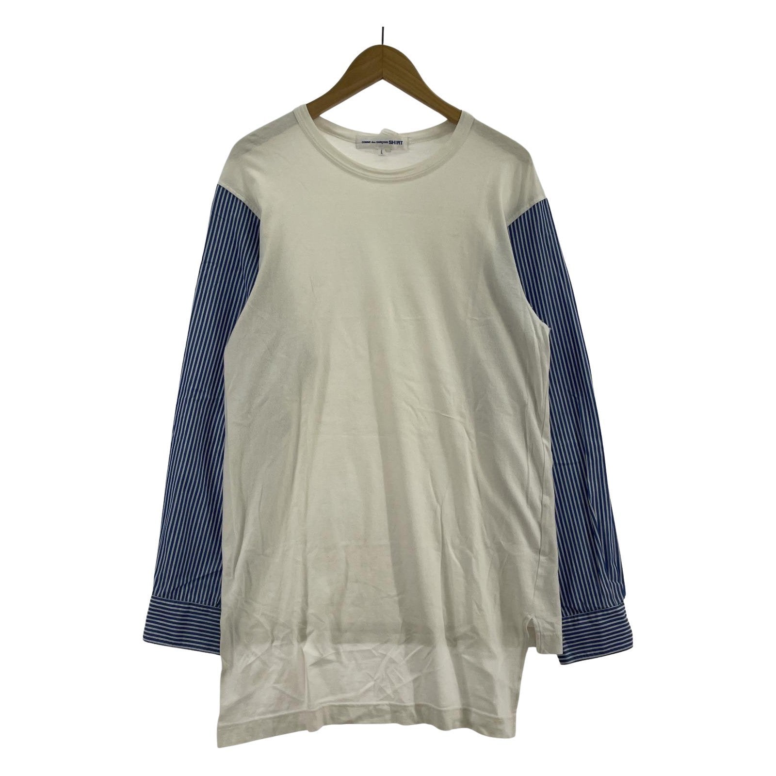 長袖Tシャツ SHIRT ドッキングロンT L ホワイト L ホワイト