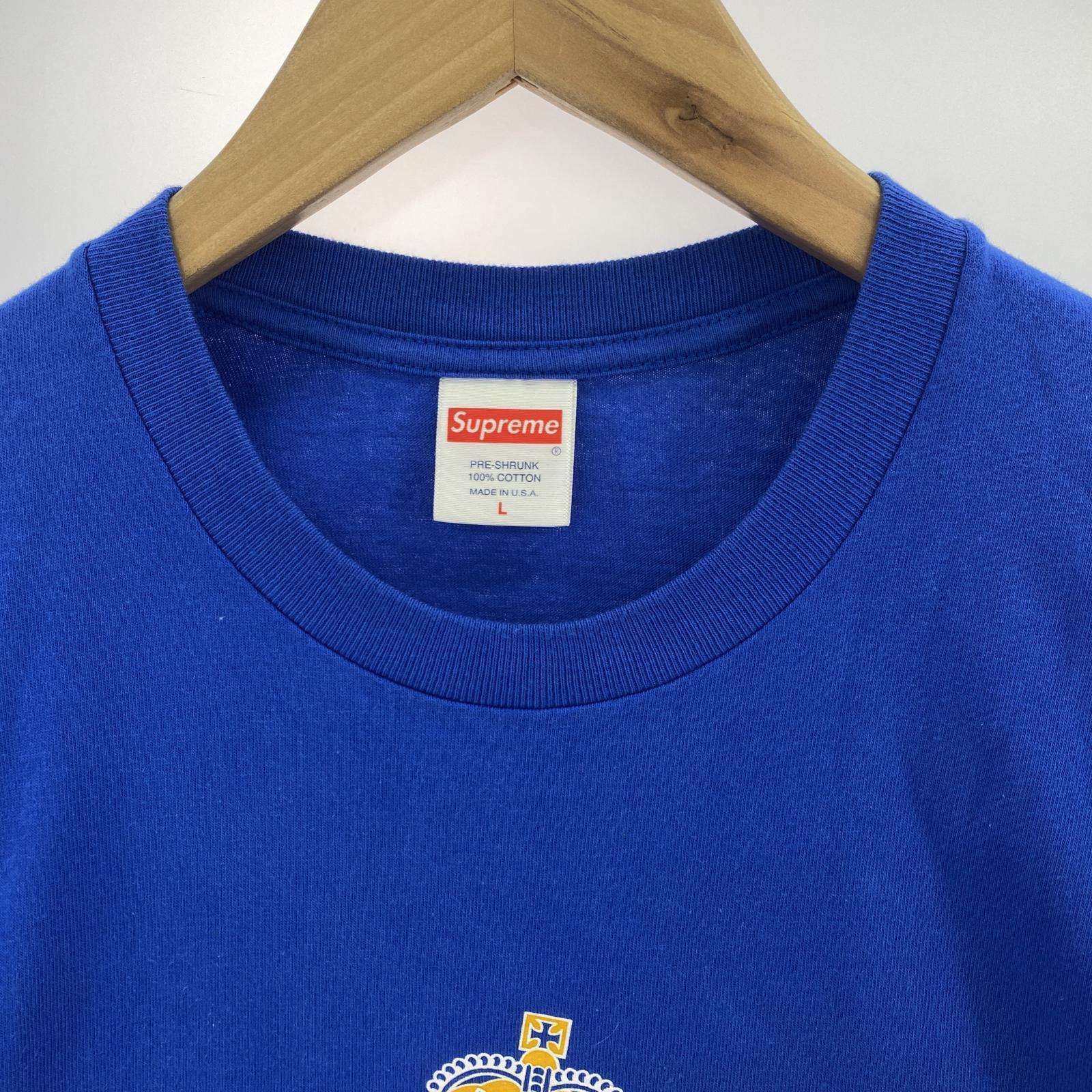 半袖Tシャツ 23SS Crown プリントTee (L)青 L ブルー