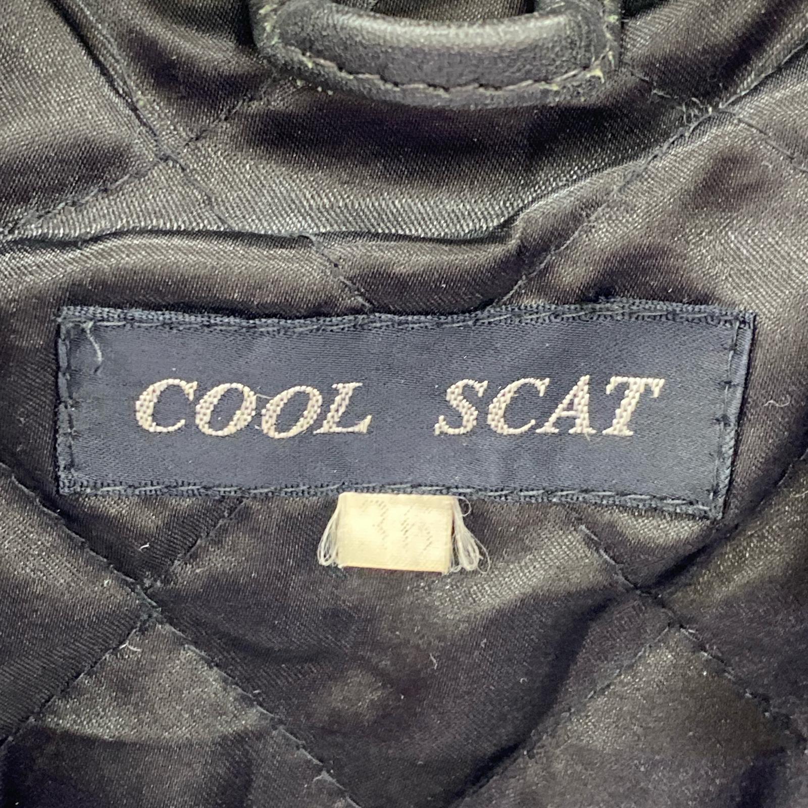 レザージャケット COOL SCAT レザージャケット 黒 36 ブラック