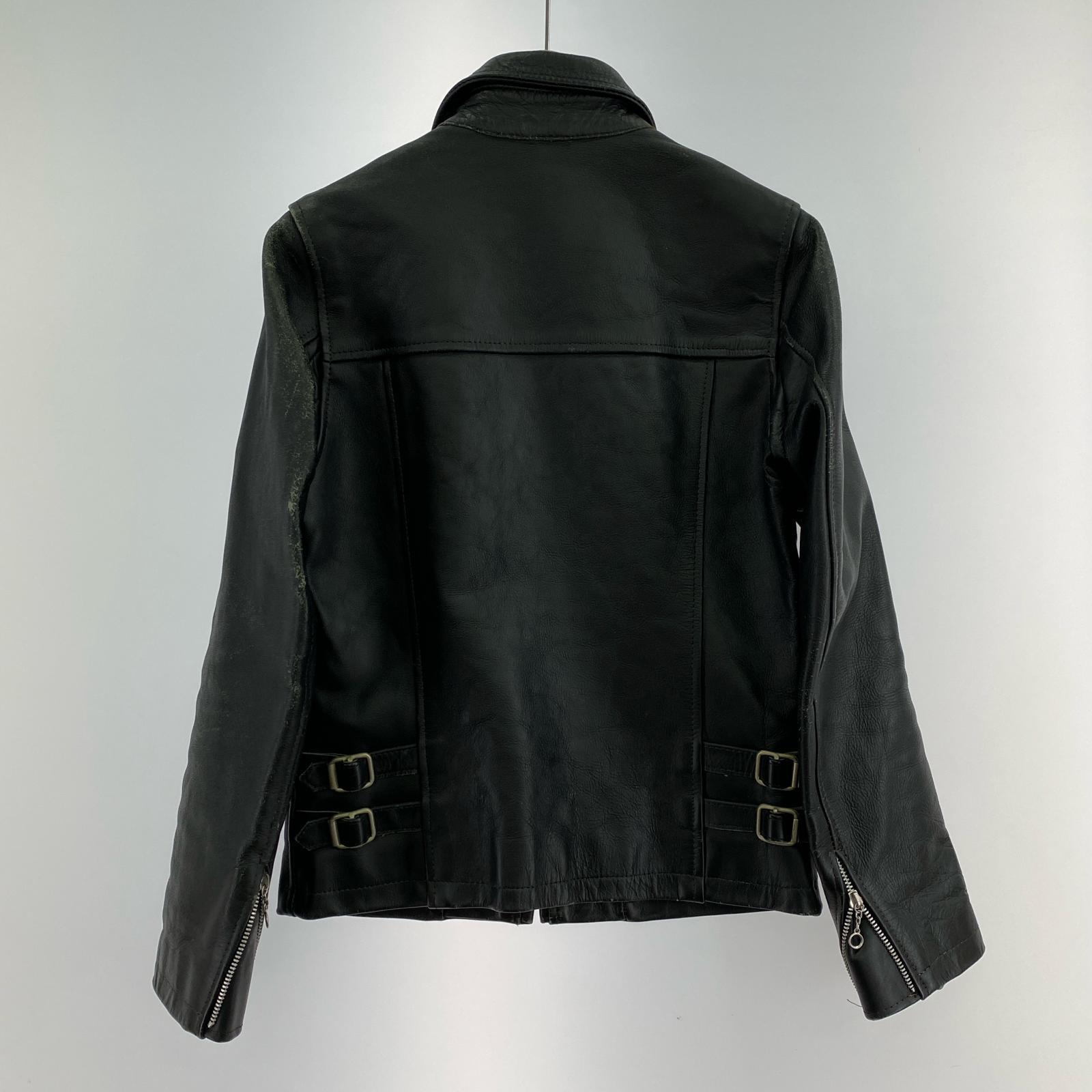レザージャケット COOL SCAT レザージャケット 黒 36 ブラック