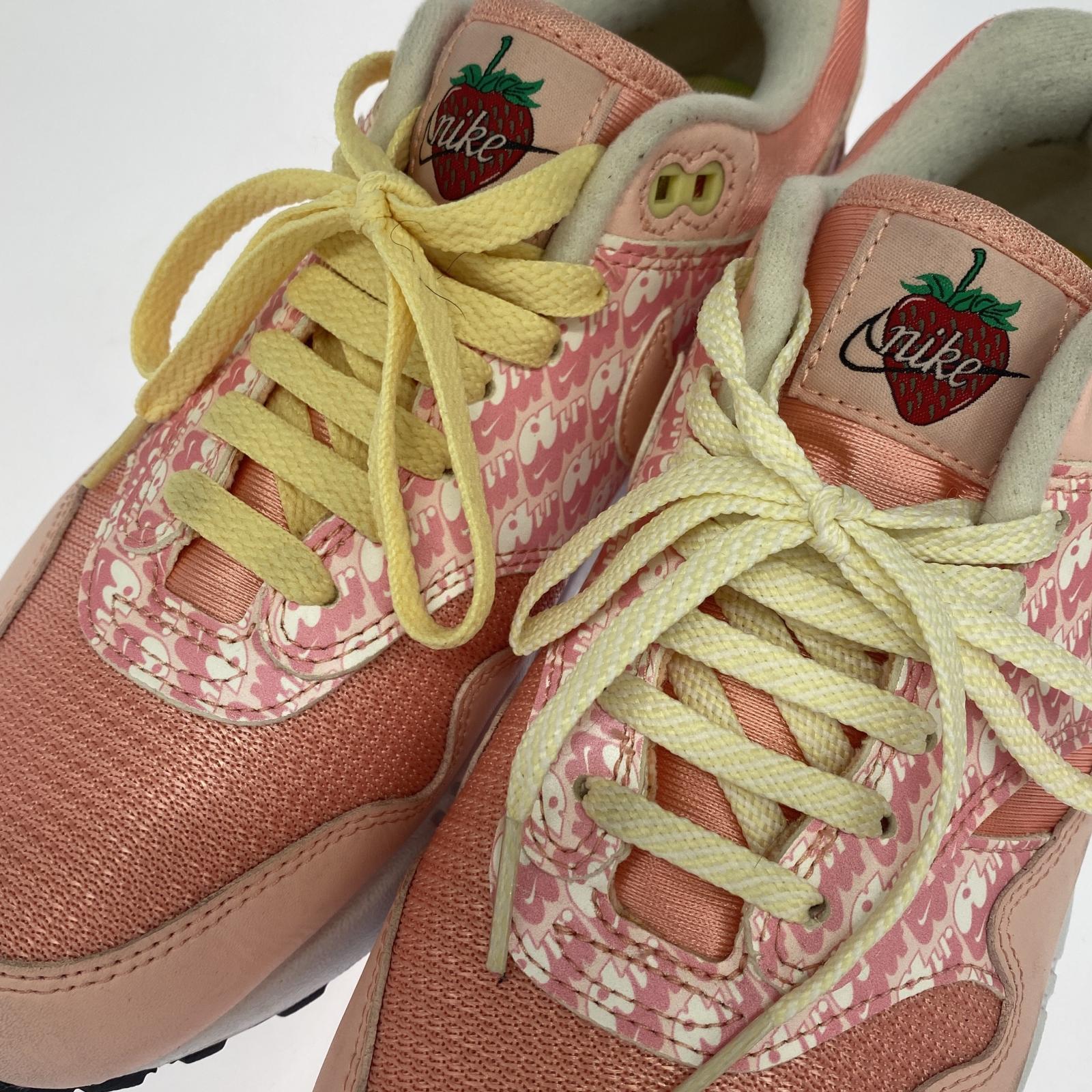 スニーカー NIKE AIR MAX 1 PRM ATMOSPHERE/ 24.5cm (US6 1/2 UK6 EU39) ピンク