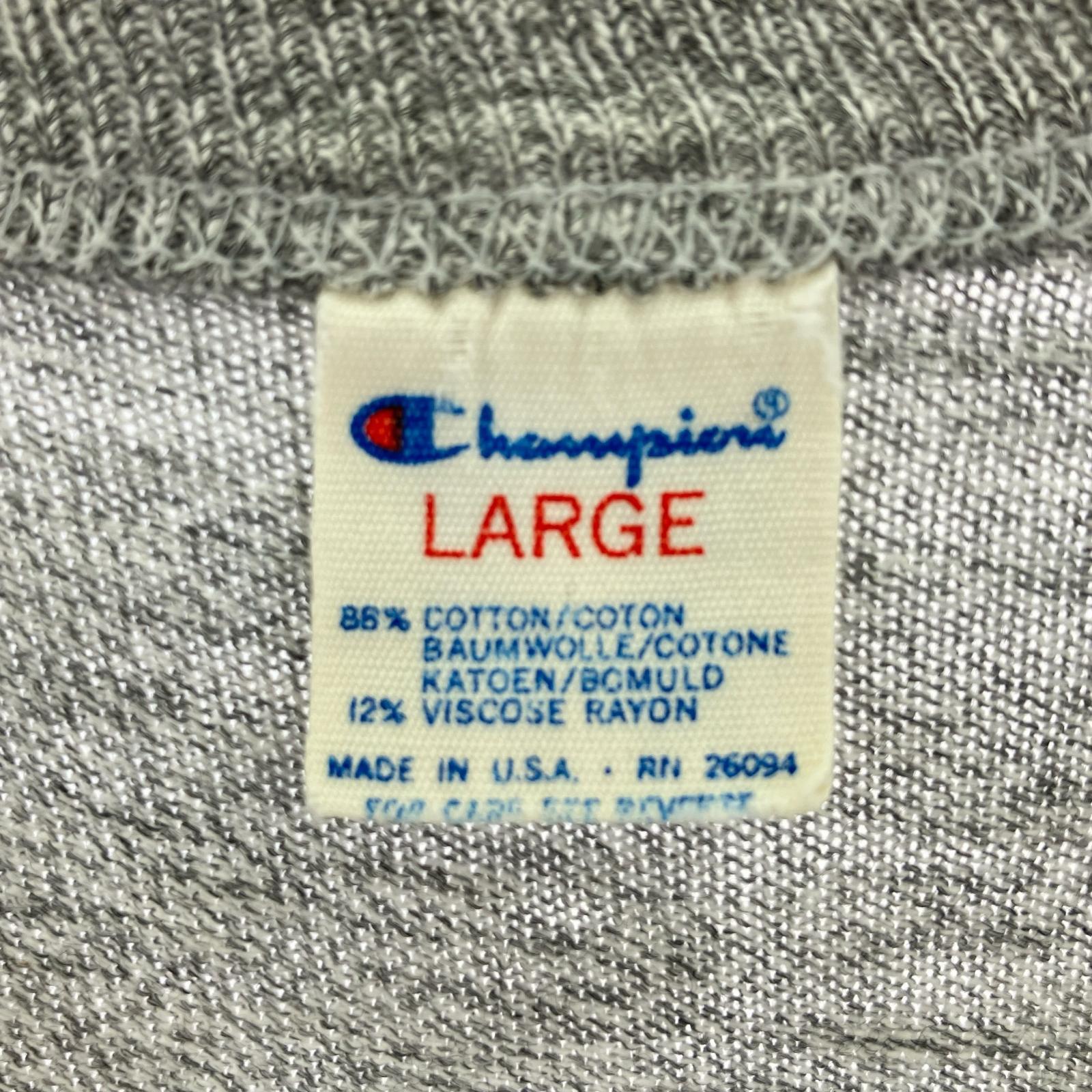 半袖Tシャツ 80S/トリコタグ/霜降り/グレー/カレッジプリント L グレー