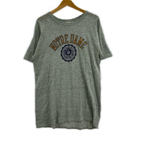 半袖Tシャツ 80S/トリコタグ/霜降り/グレー/カレッジプリント L グレー