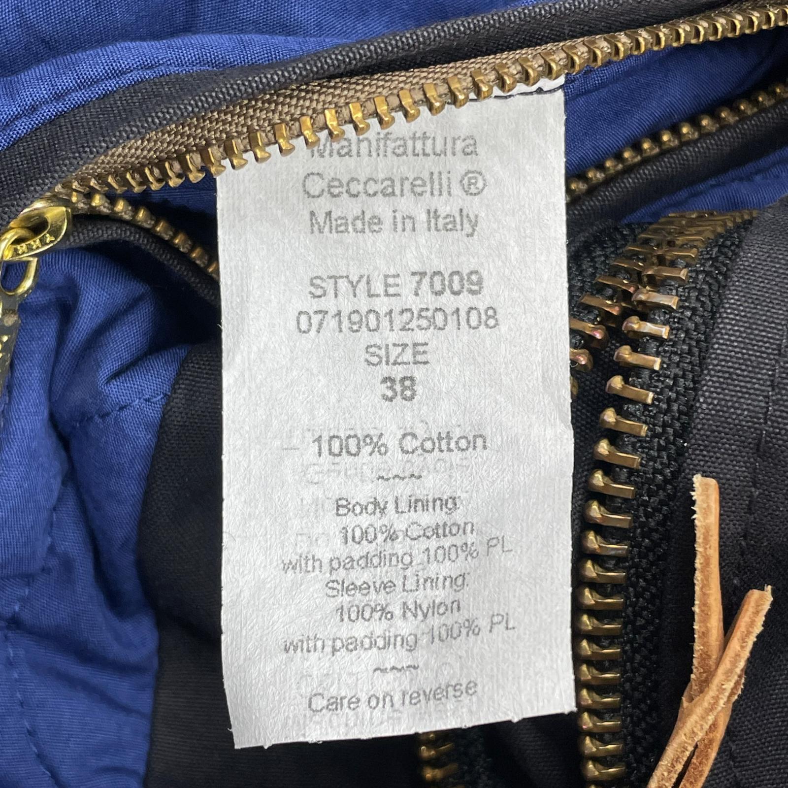ミリタリージャケット manifattura ceccarelli style 7009 38 グレー