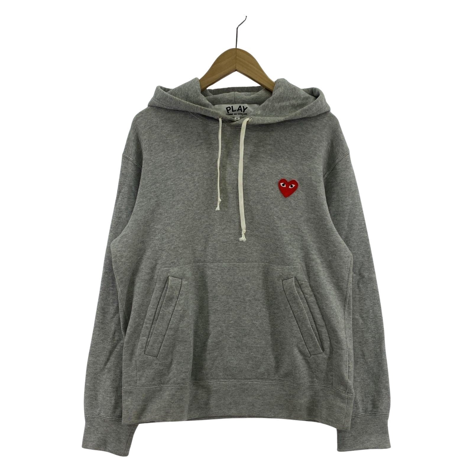 パーカー HOODED SWEATSHIRT RED HEART M M グレー