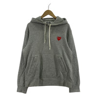 パーカー HOODED SWEATSHIRT RED HEART M M グレー