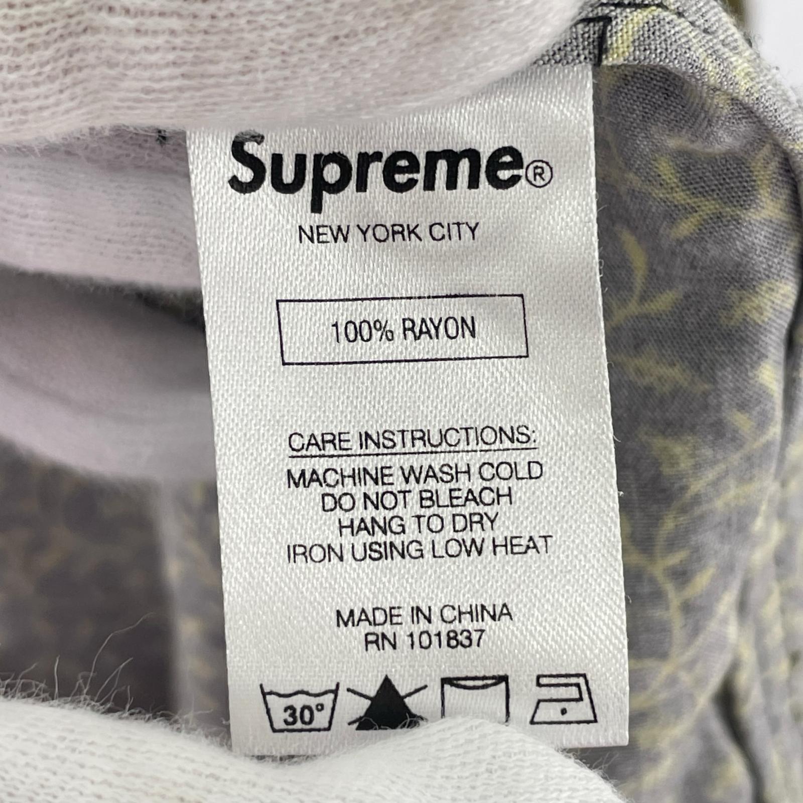 長袖シャツ 19SS Vines Rayon Shirt (M) M ブラック