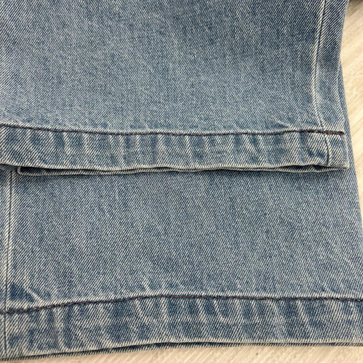 デニムパンツ FARAH 2タックデニムパンツ 32 サックス 32