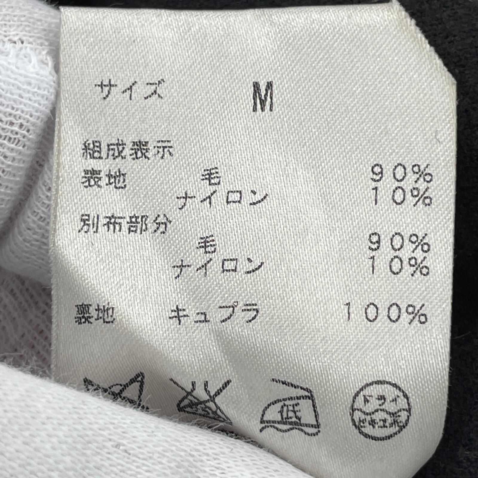 ジャケット HELMUT LANG アーカイブ 素材切替 ジップデザインコート M ブラック M ブラック