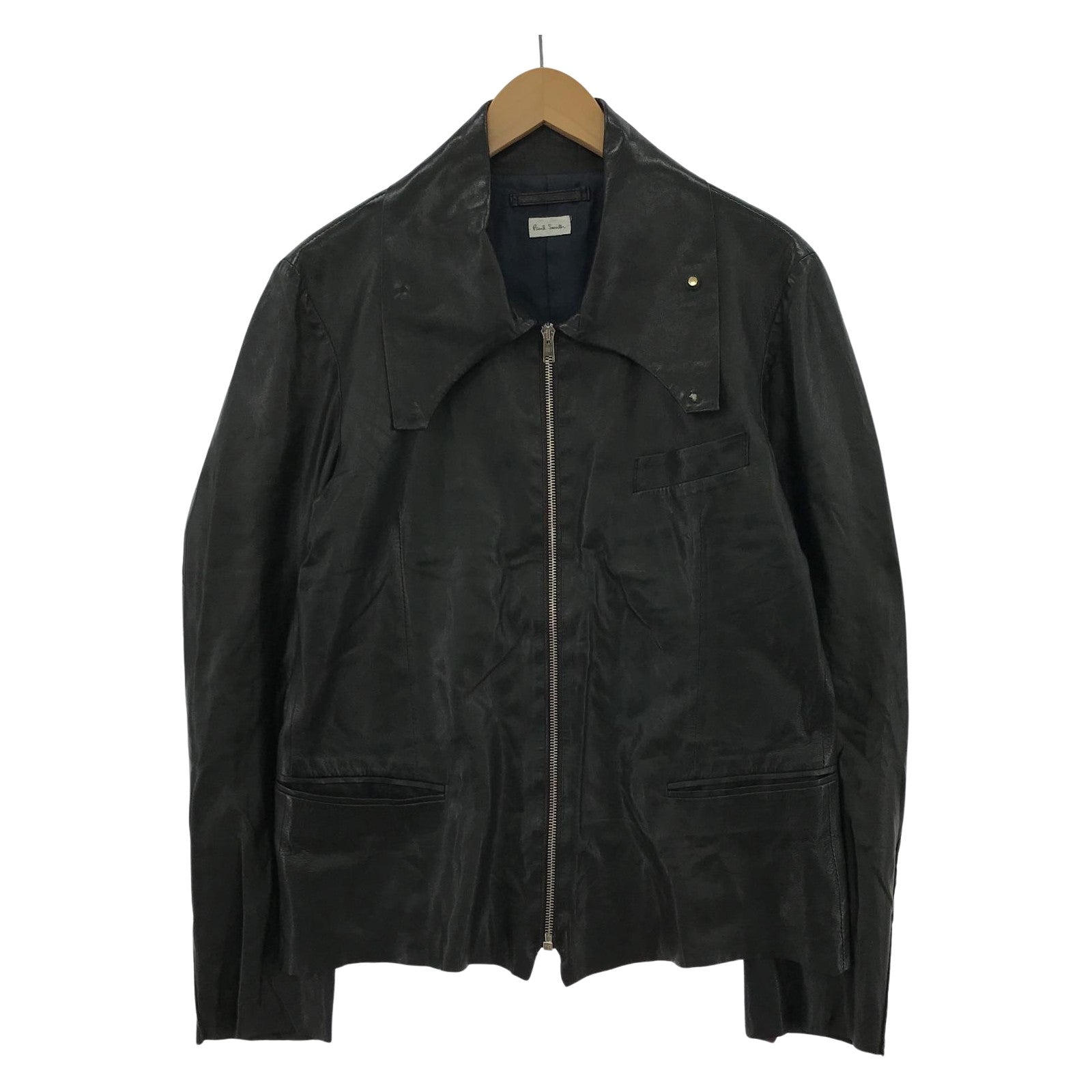 レザージャケット Paul Smith デザインレザージャケット M ブラック M ブラック