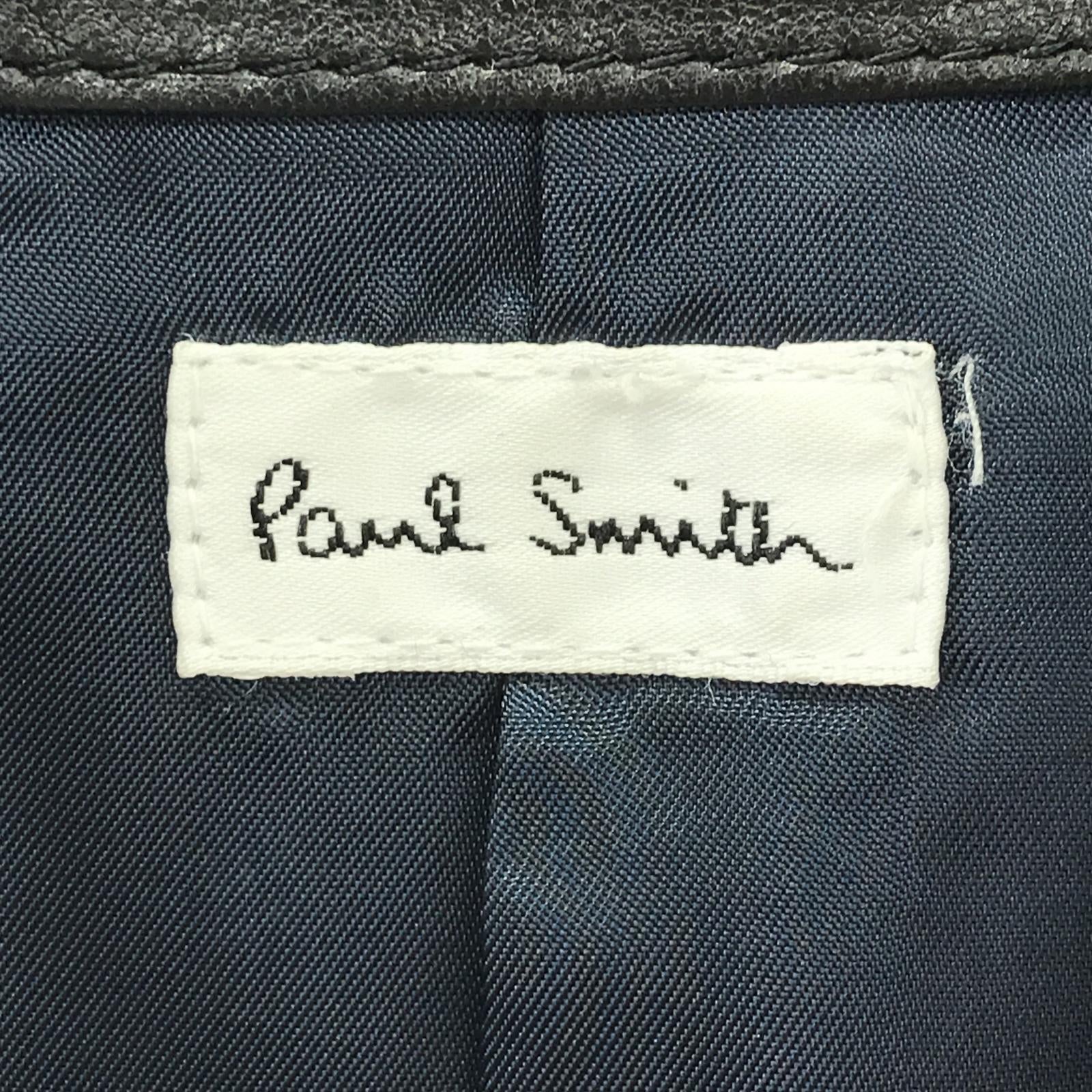 レザージャケット Paul Smith デザインレザージャケット M ブラック M ブラック