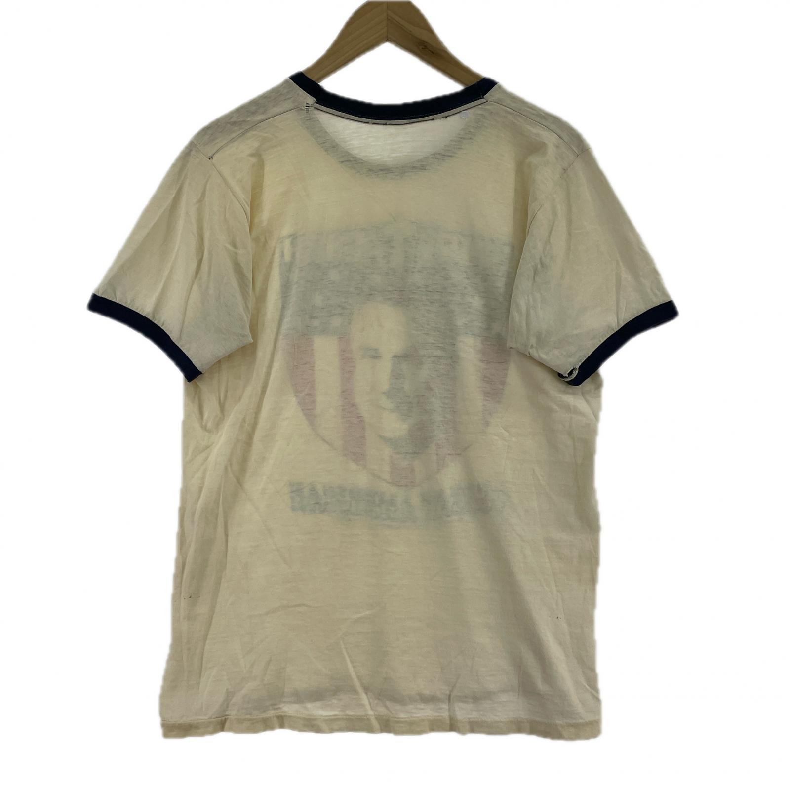 半袖Tシャツ 70's スピロアグニュー副大統領 リンガーTEE フリー ホワイト
